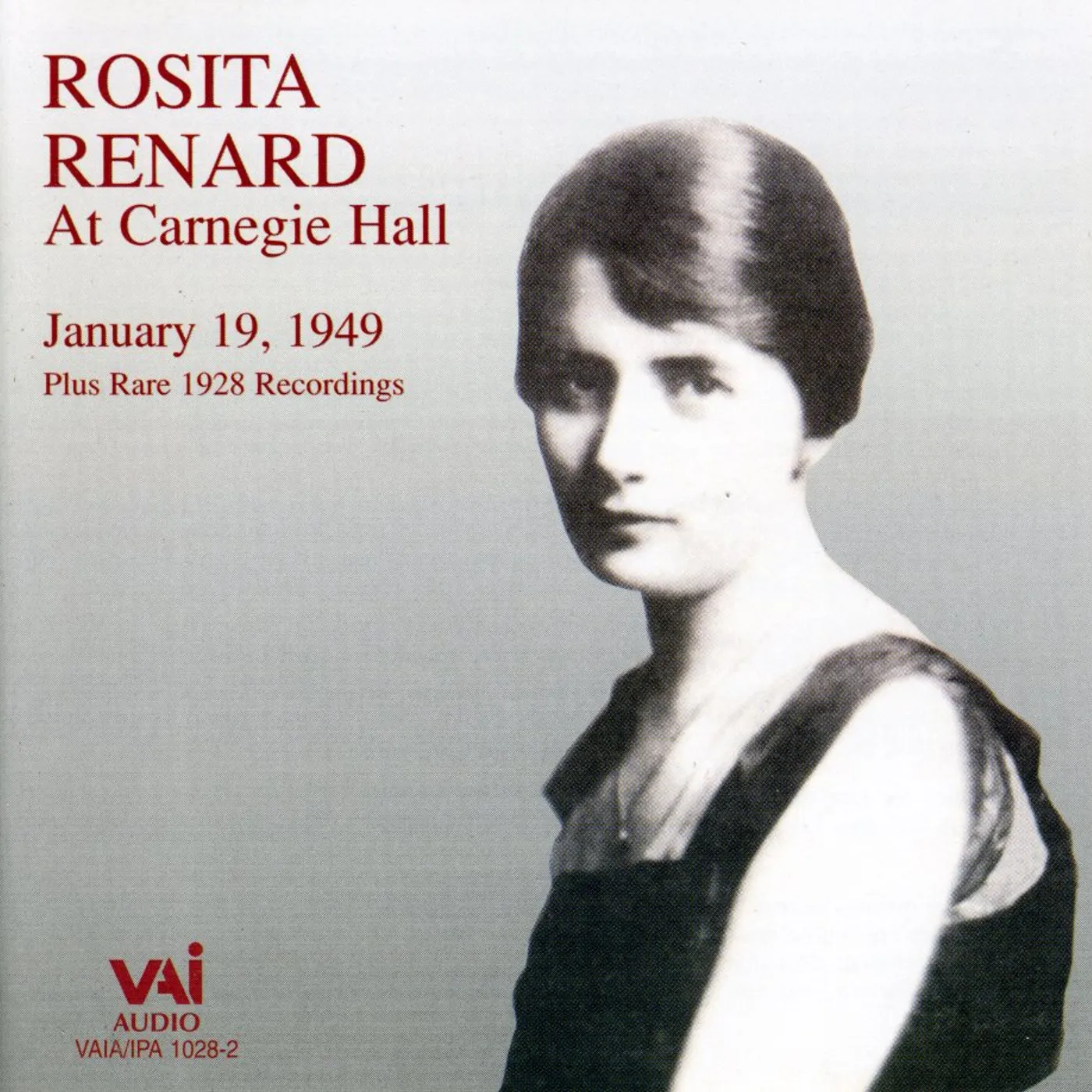 Renard AT CARNEGIE HALL CD