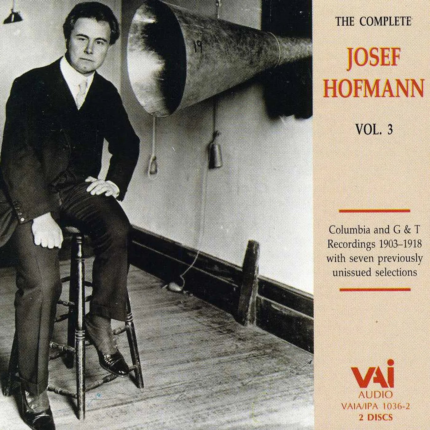 COMPLETE JOSEF HOFMANN 3 CD