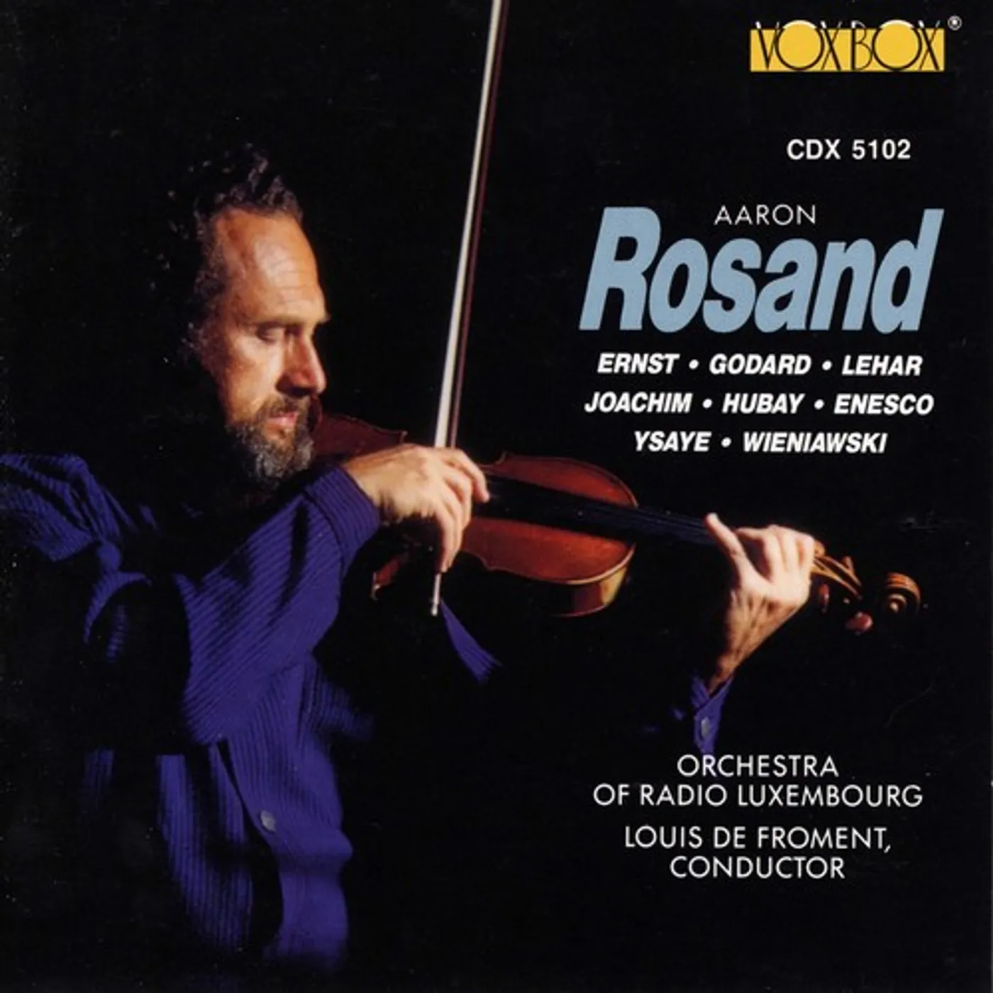 Aaron Rosand PLAYS ROMANTIC VIOLIN CONCERTOS CD
