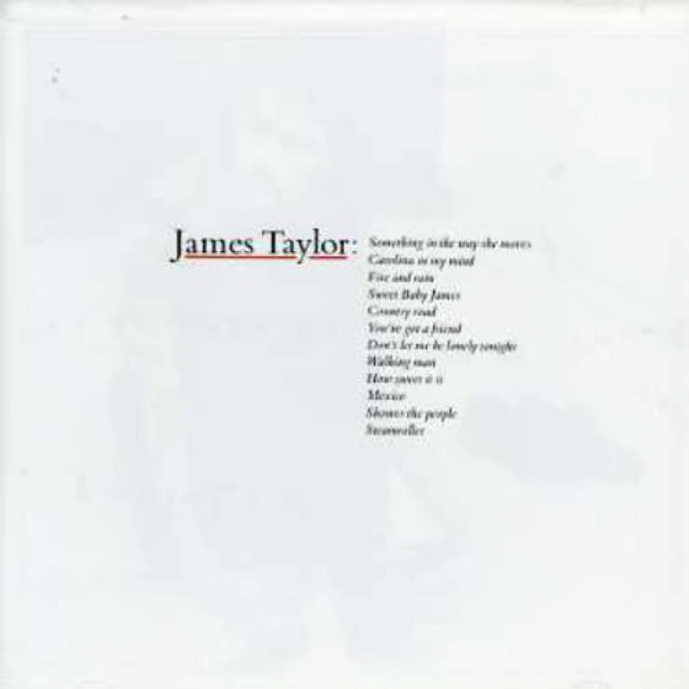 James Taylor GREATEST HITS CD