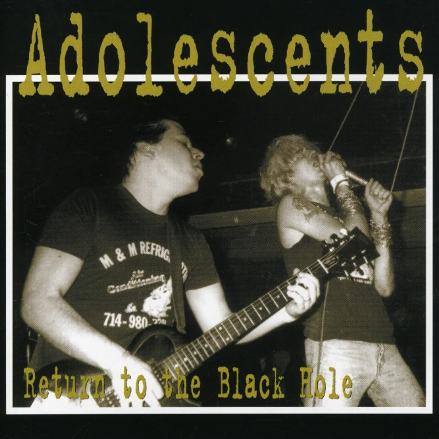 Adolescents RETURN TO THE BLACK HOLE CD