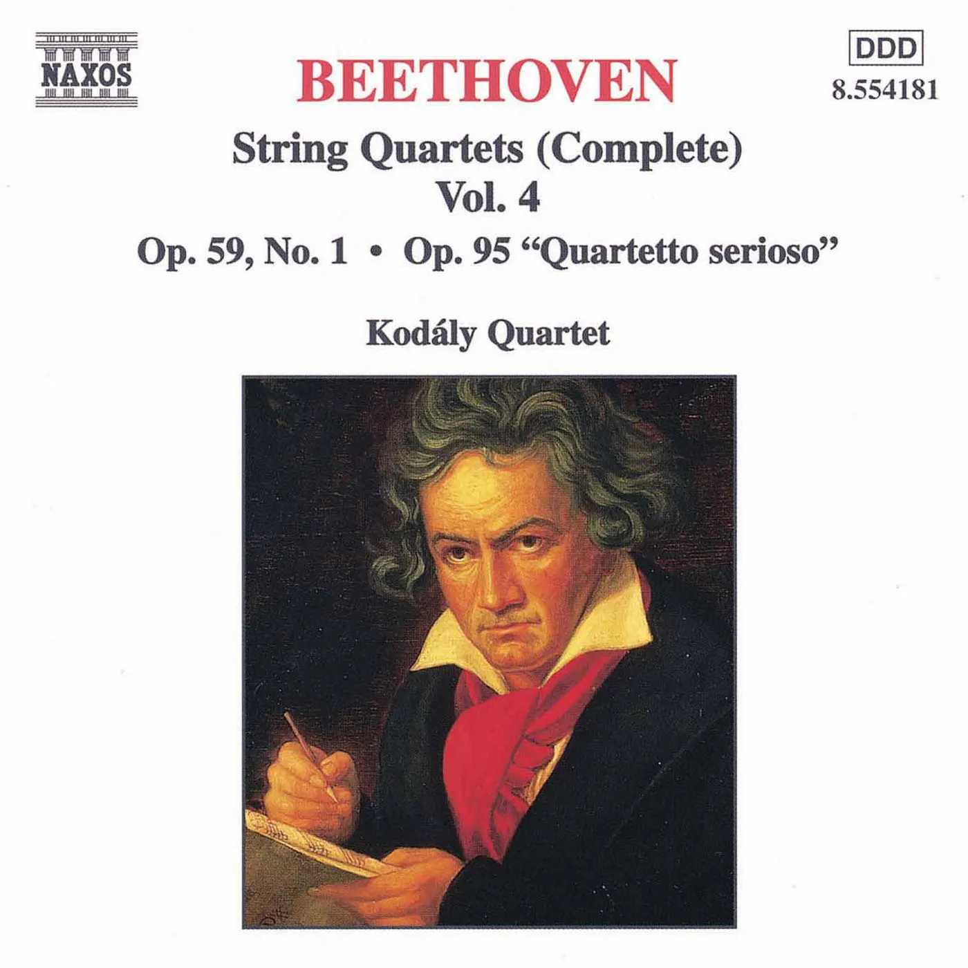 Ludwig van Beethoven STRING QUARTETS 4 CD