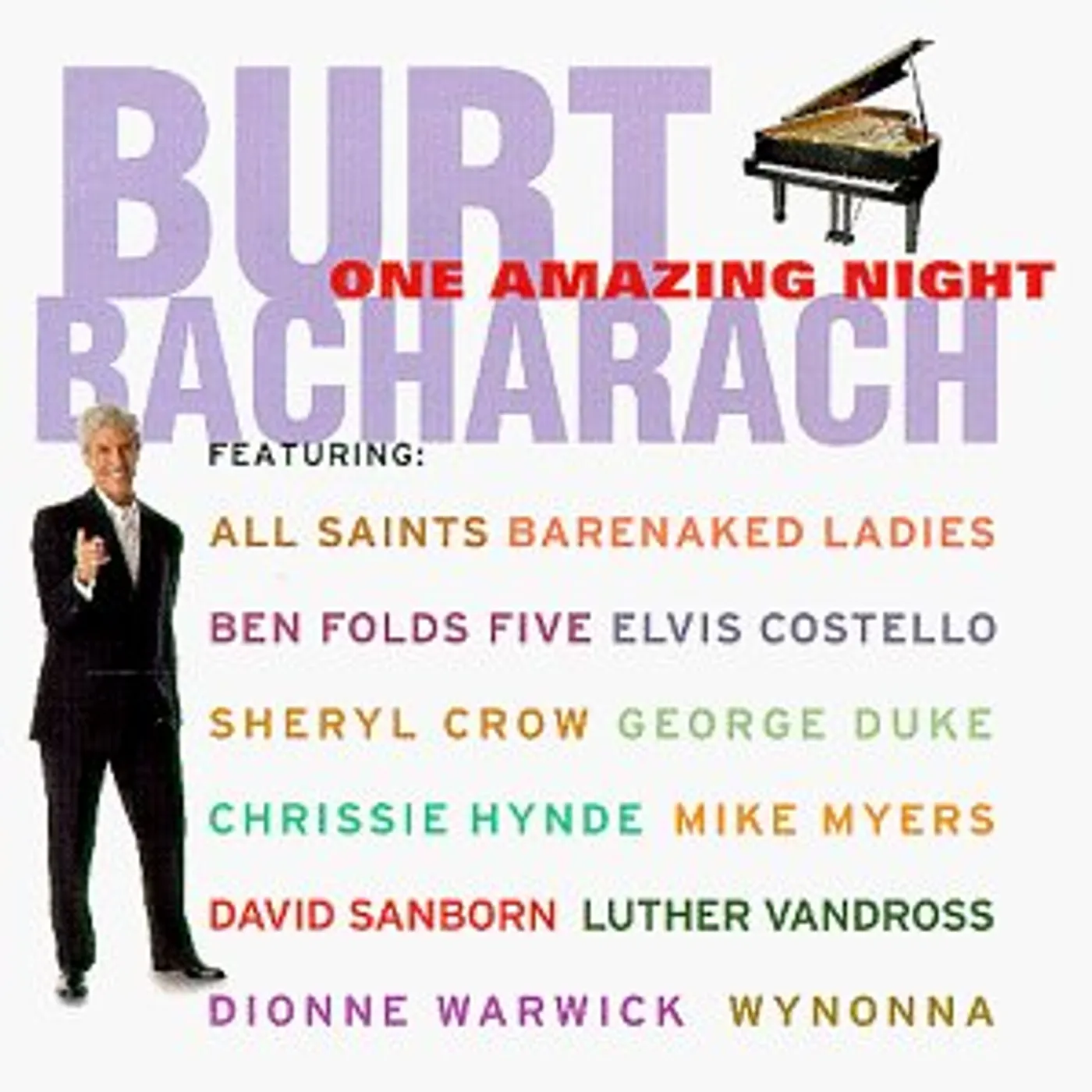 Burt Bacharach ONE AMAZING NIGHT CD
