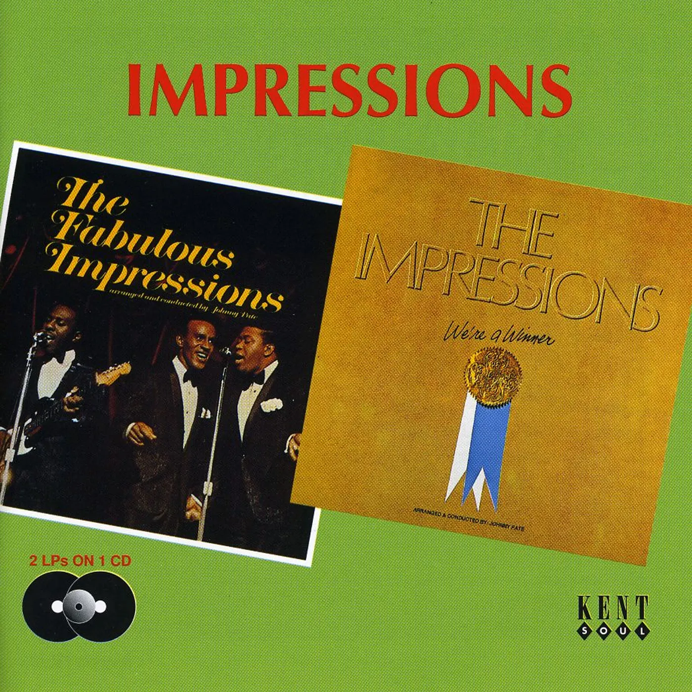 FABULOUS The Impressions / WE'RE A WINNER CD