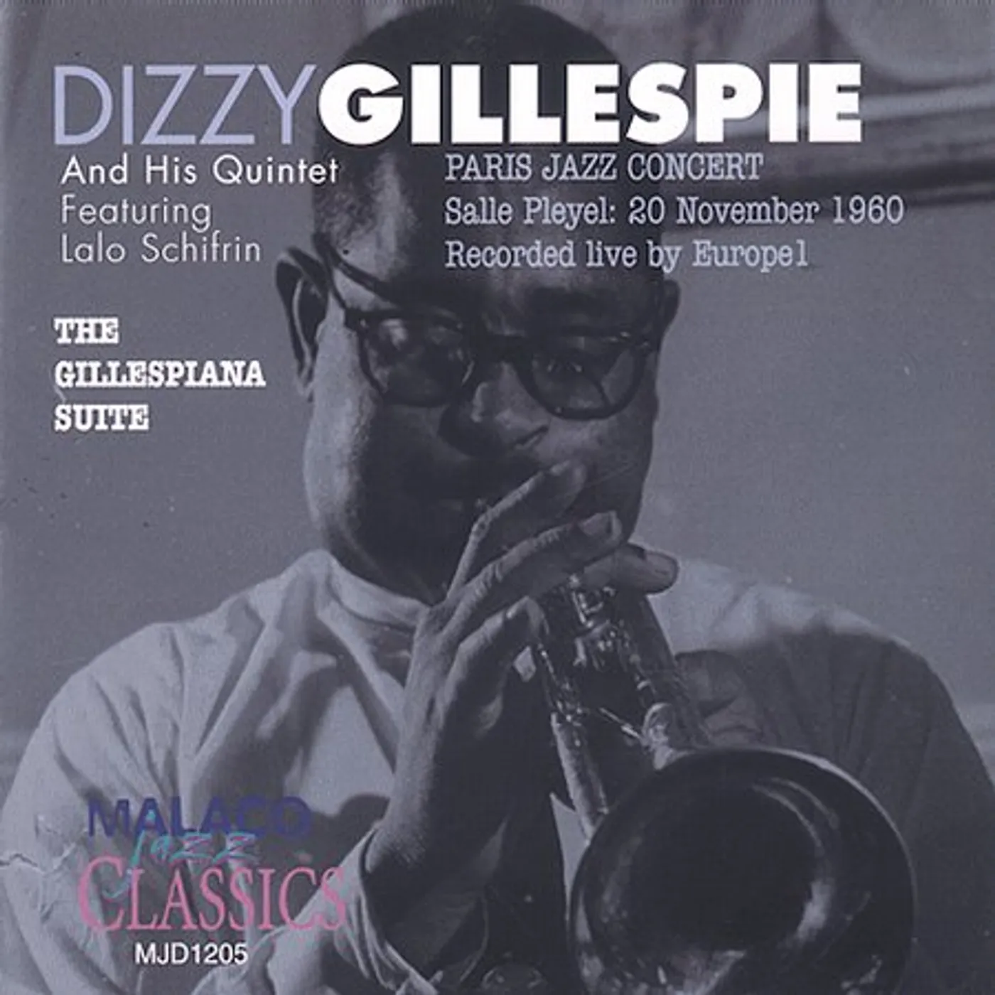 Dizzy Gillespie PARIS JAZZ CONCERT 1960 CD