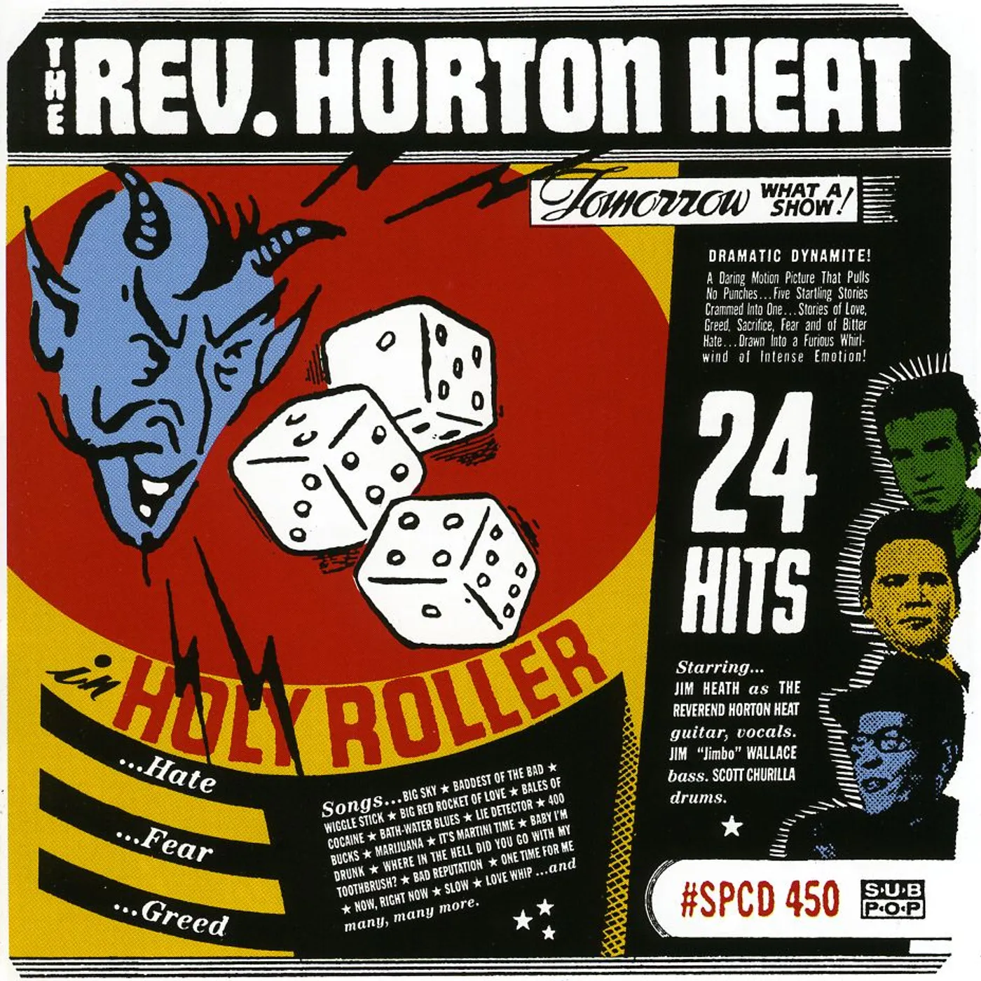 The Reverend Horton Heat HOLY ROLLER CD