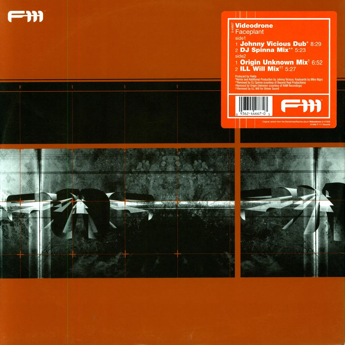 Videodrome FACEPLANT Vinyl Record