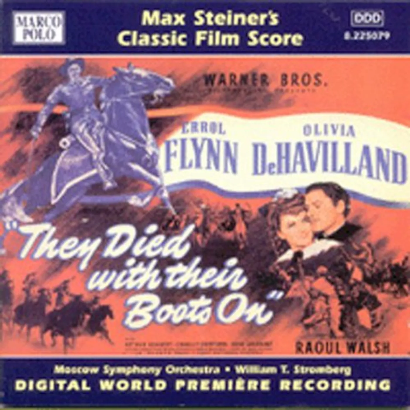 Max Steiner THEY DIED WITH THERE BOOTS ON - Original Soundtrack CD