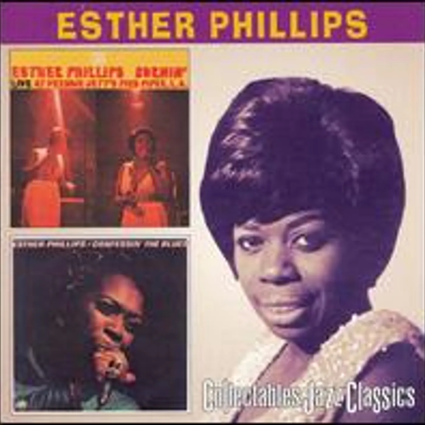 Esther Phillips BURNIN / CONFESSIN THE BLUES CD