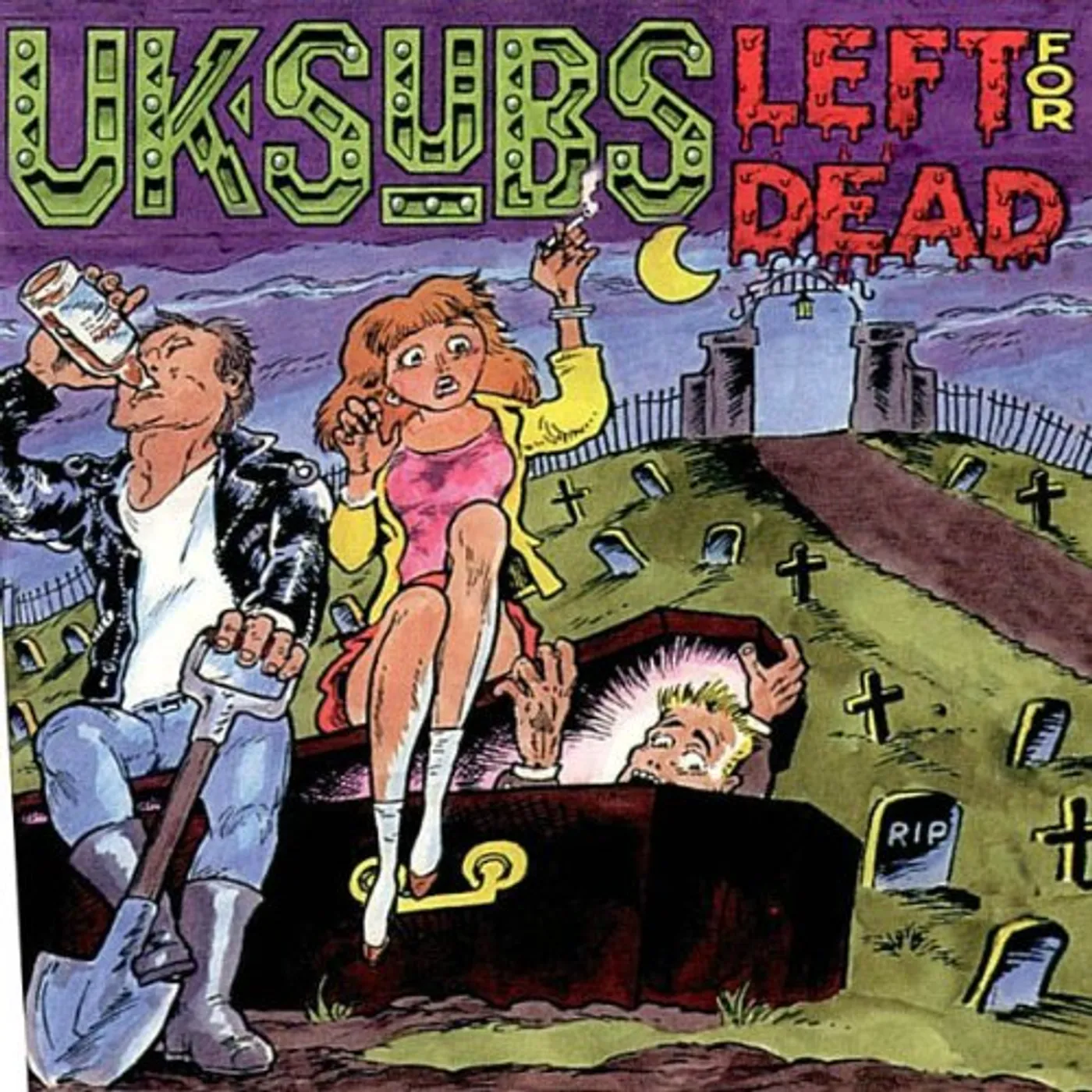 U.K. Subs LEFT FOR DEAD CD