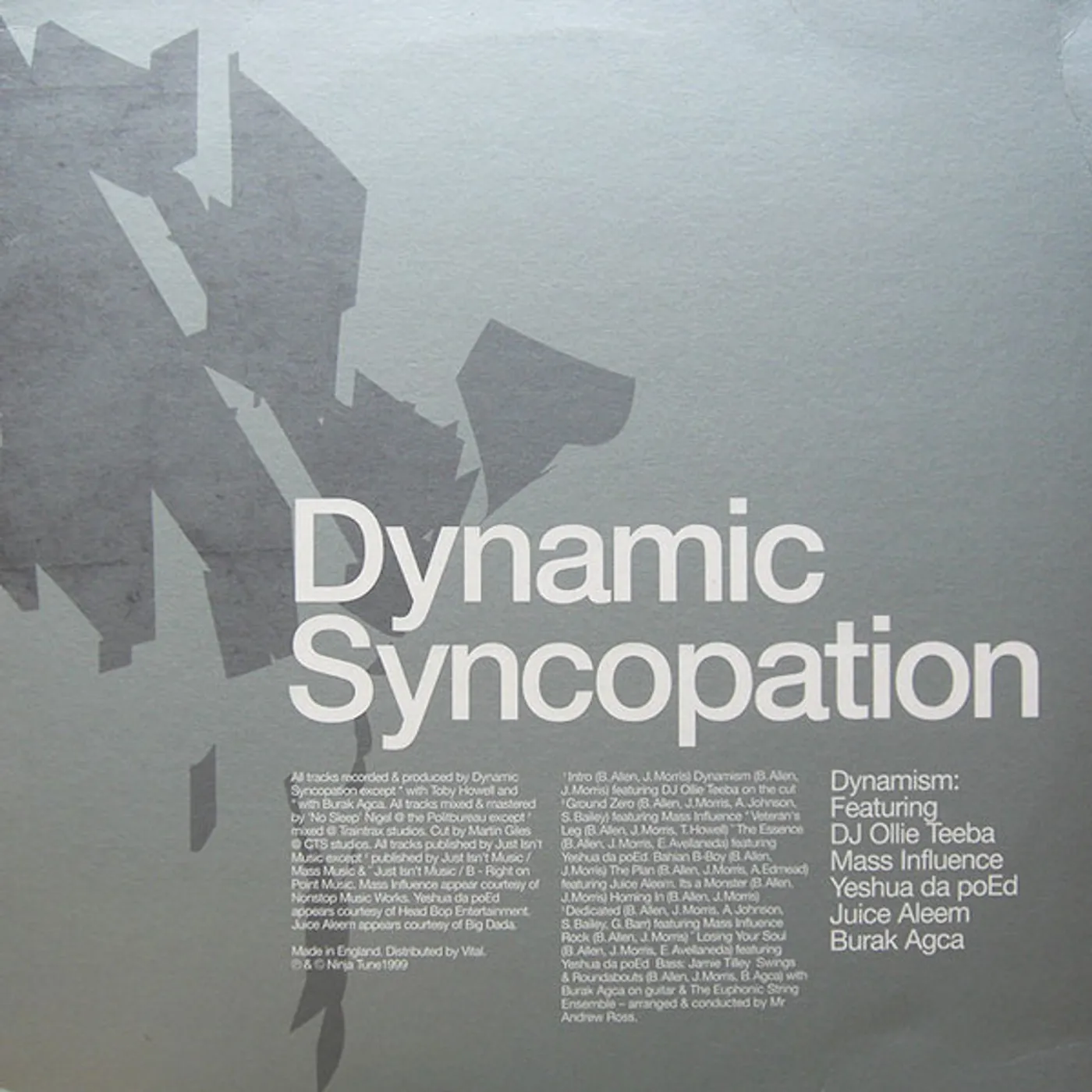 Dynamic Syncopation DYNAMISM Vinyl Record