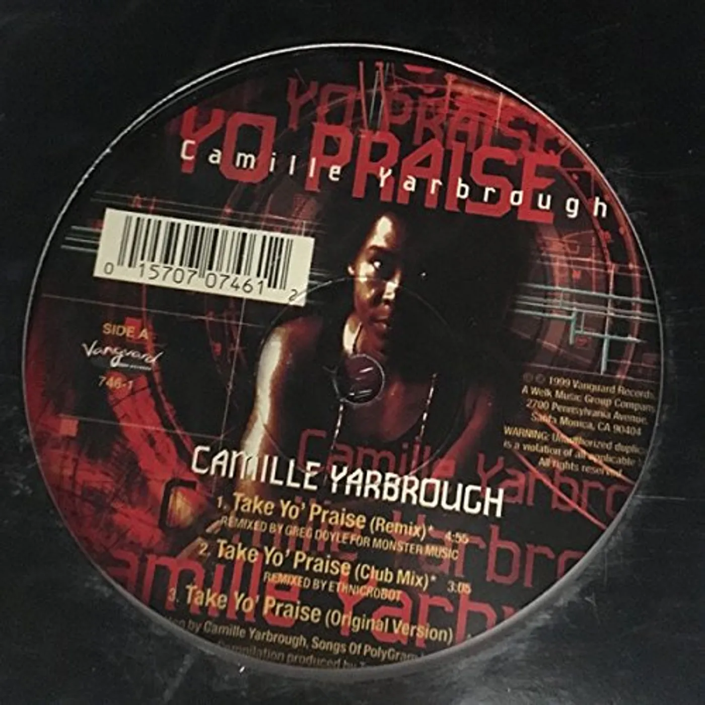 Camille Yarbrough YO PRAISE Vinyl Record