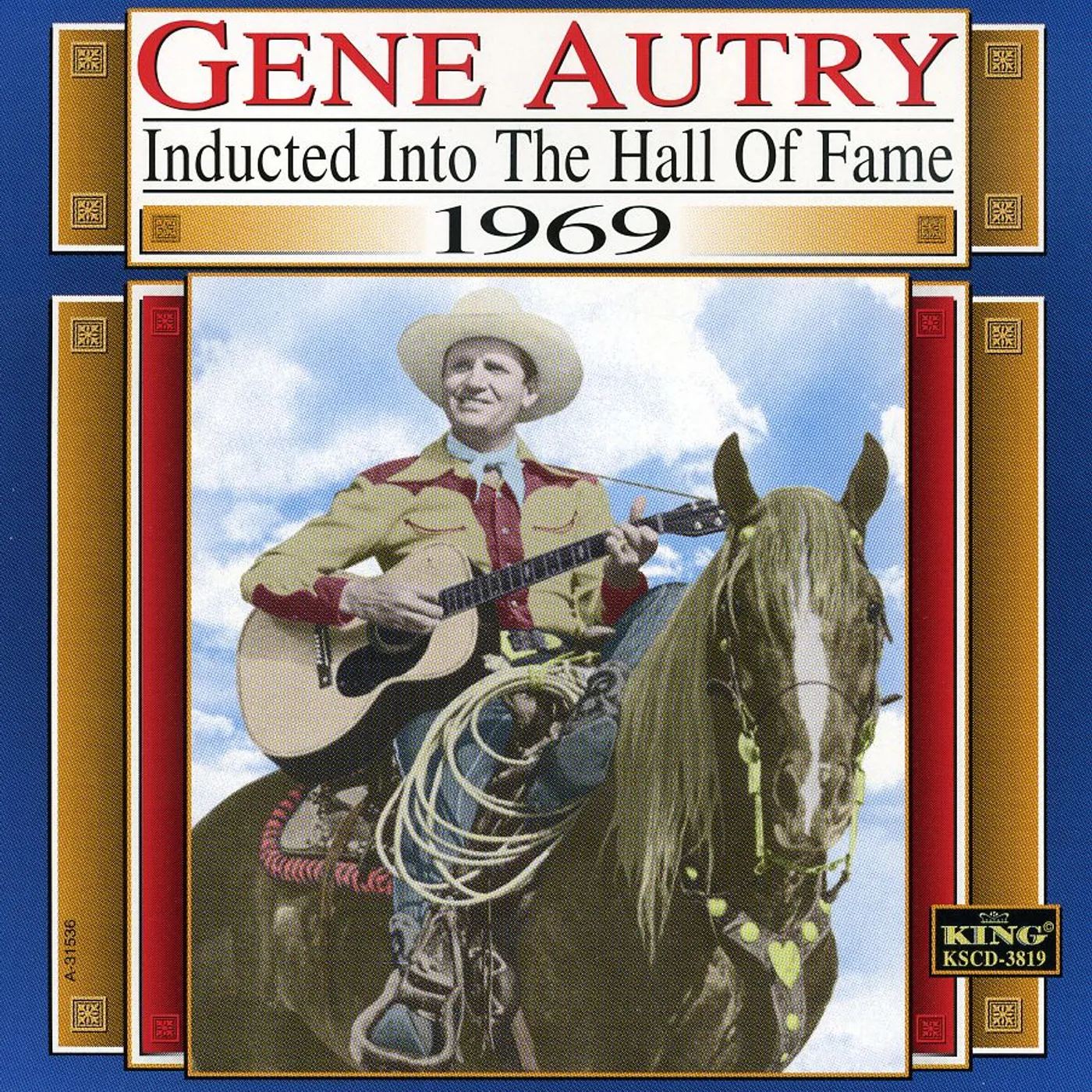 Gene Autry COUNTRY MUSIC HALL OF FAME 1969 CD