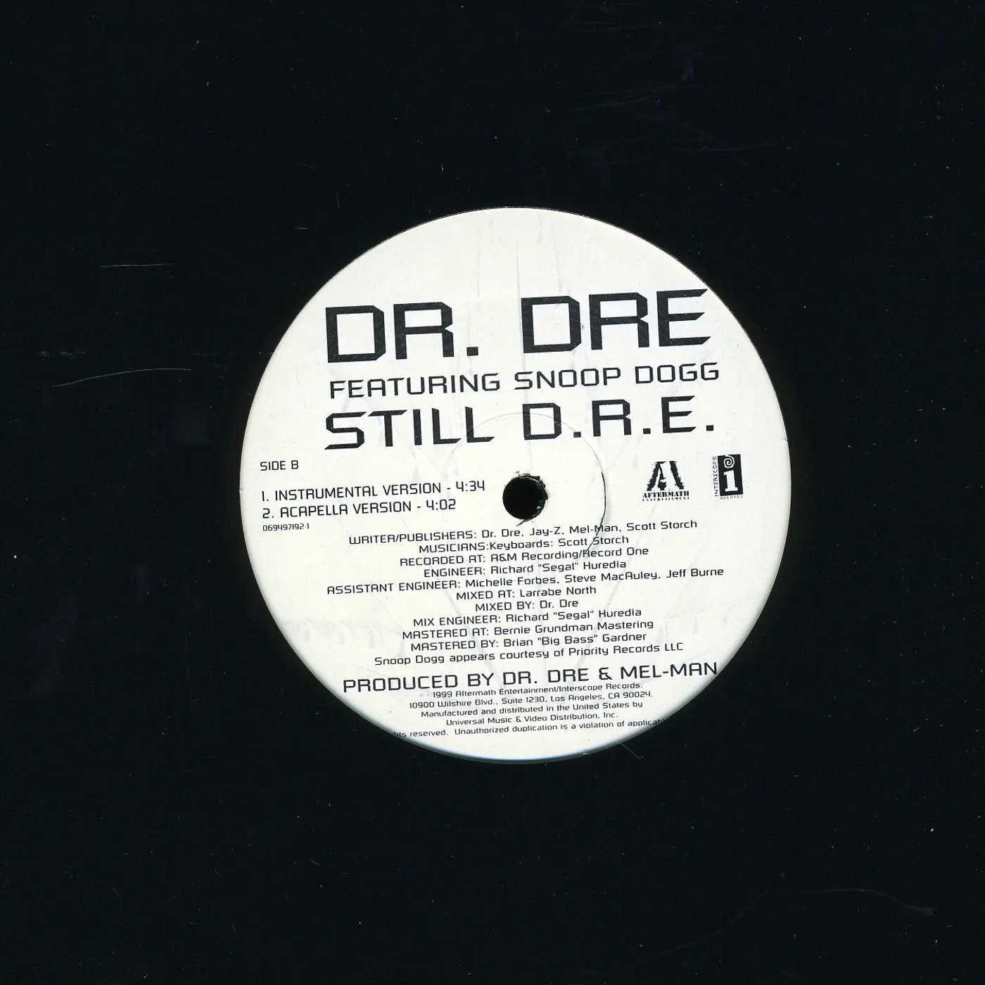 Dr. Dre STILL DRE (X4) Vinyl Record