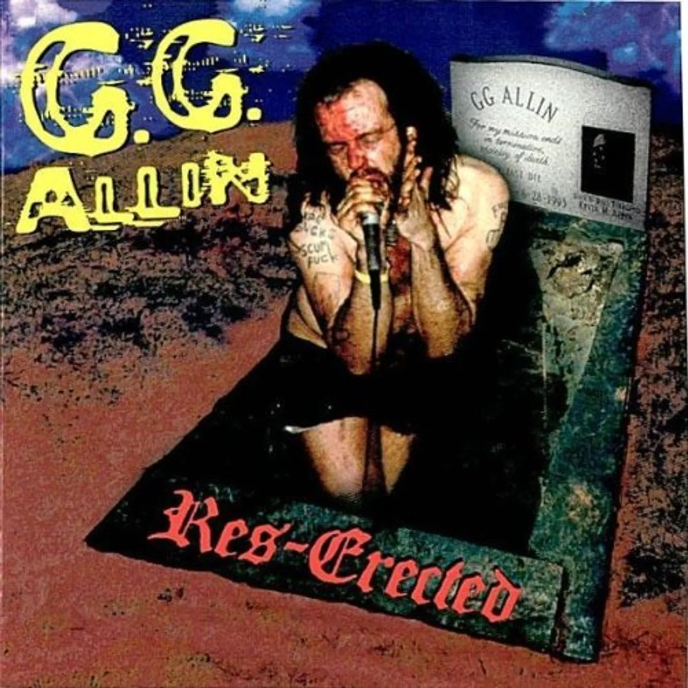 GG Allin RES-ERECTED CD