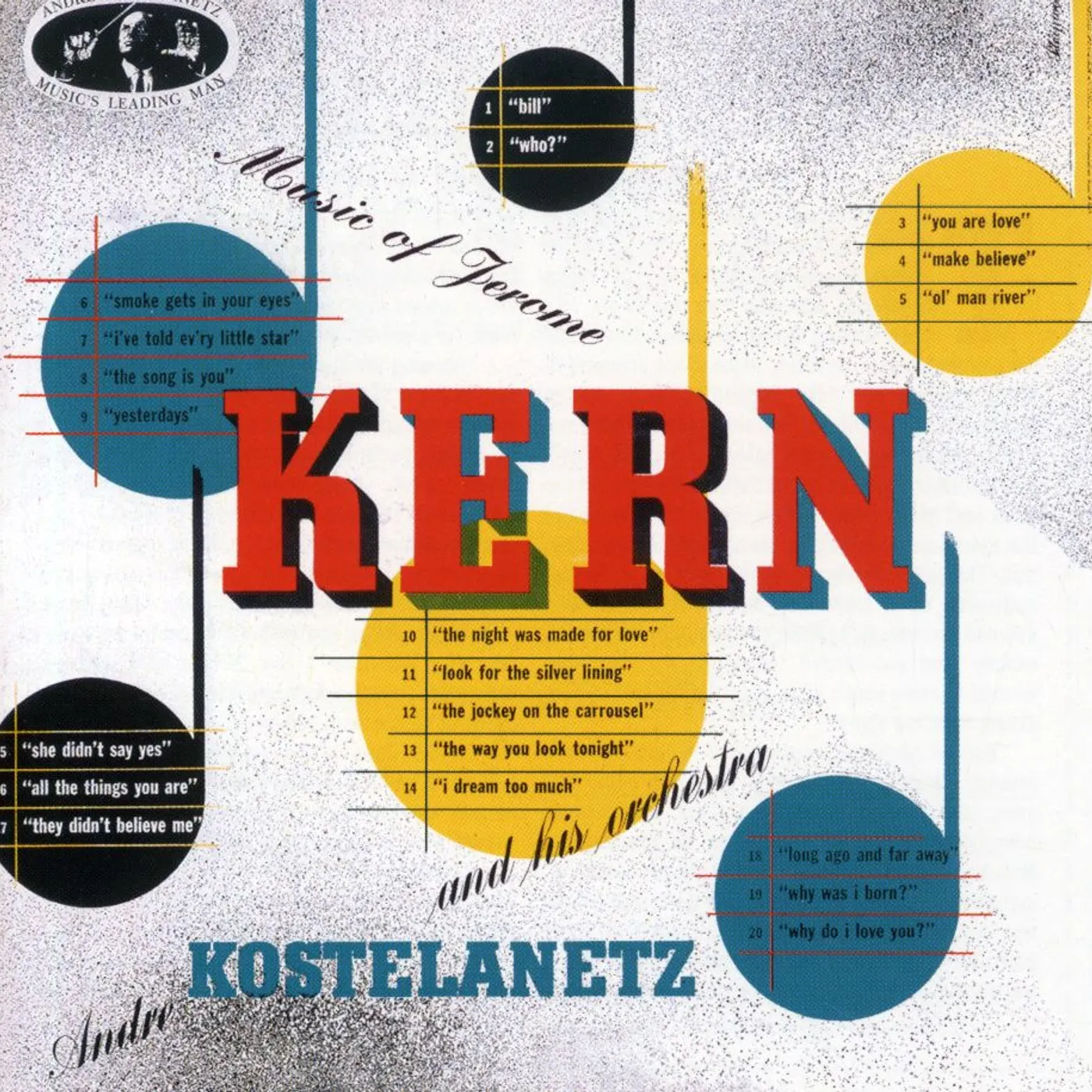 Andre Kostelanetz MUSIC OF JEROME KERN CD