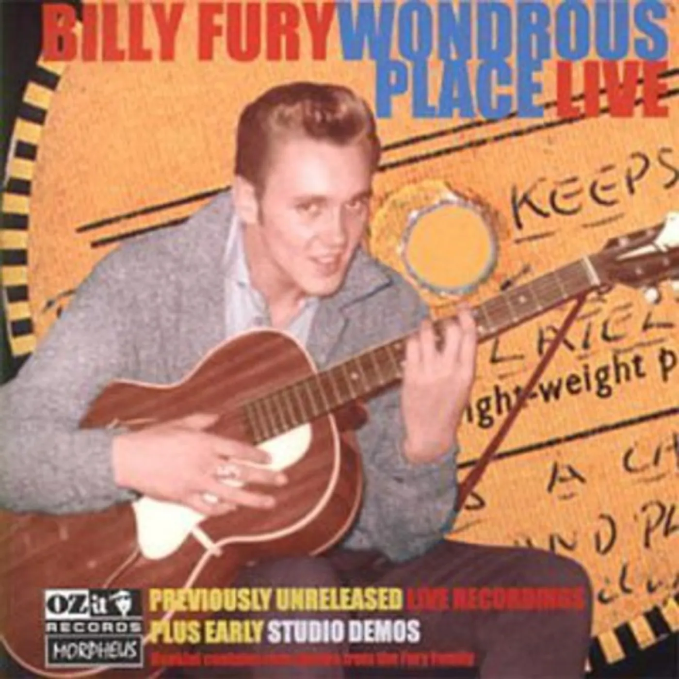 Billy Fury WONDROUS PLACE LIVE CD