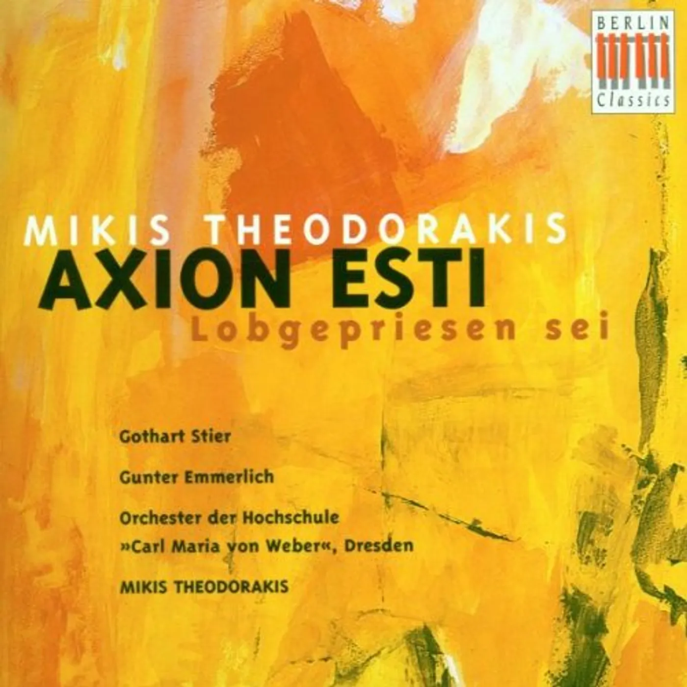 Mikis Theodorakis AXION ESTI CD