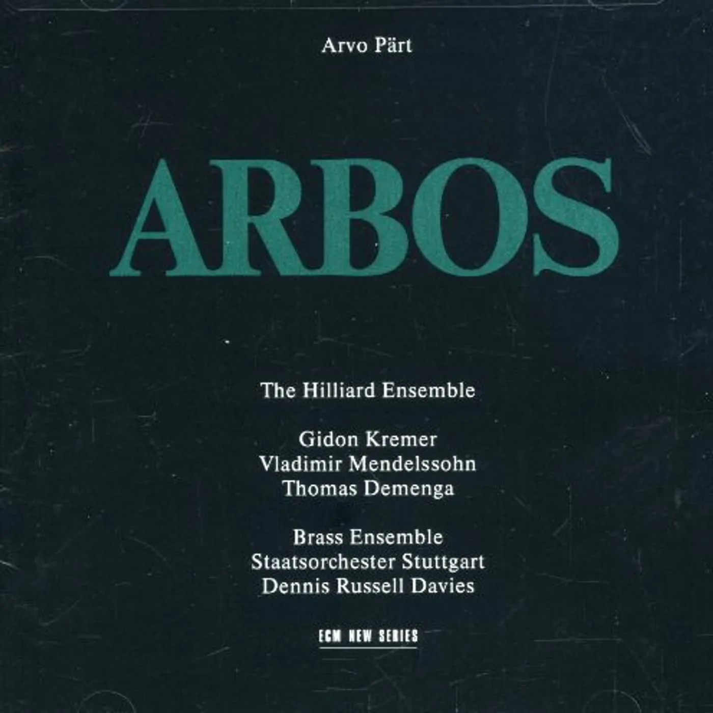 Arvo Pärt ARBOS CD