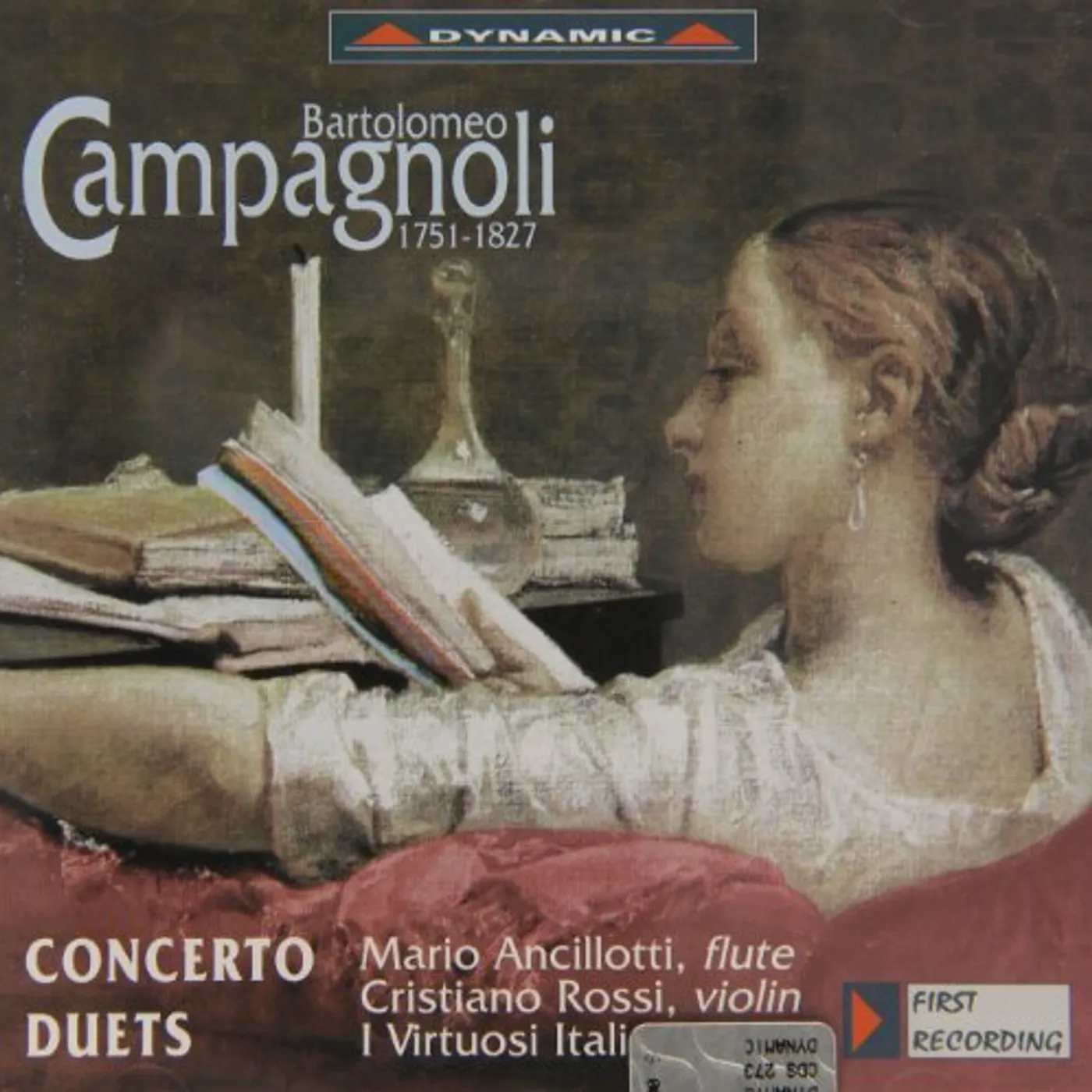 Bartolomeo Campagnoli CONCERTO DUETS: CTO IN G OP 3 / #3 FOR FL & ORCH CD