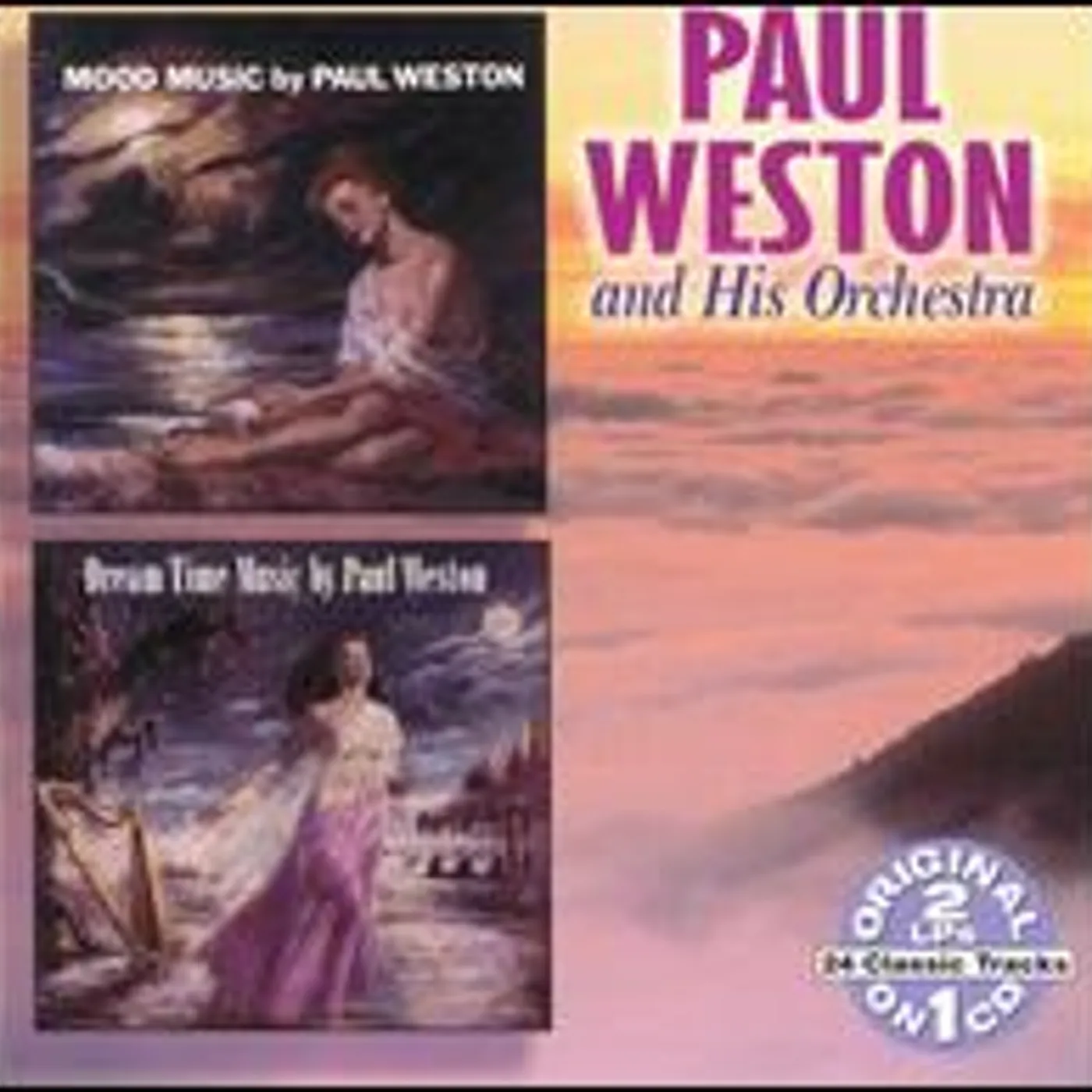 Paul Weston MOOD MUSIC/DREAM TIME MUSIC CD