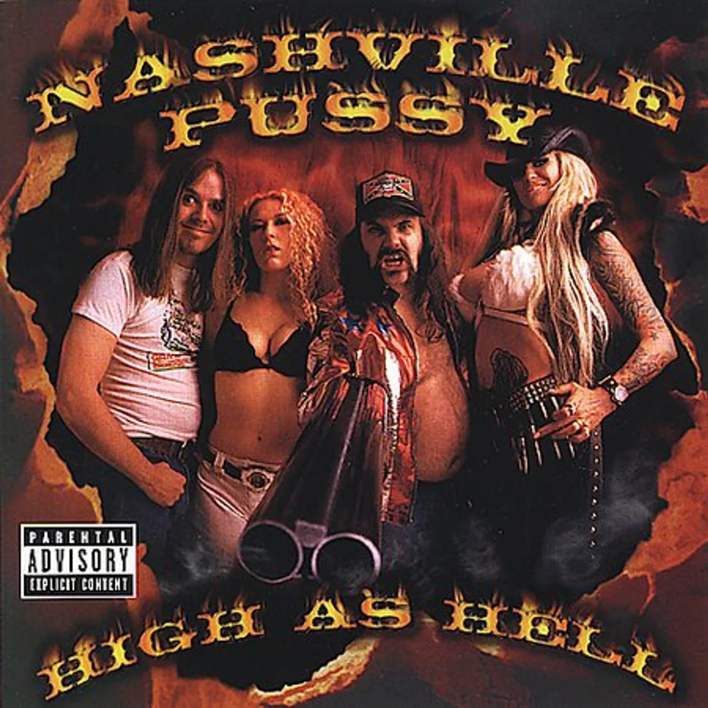Nashville Pussy HIGH AS HELL CD