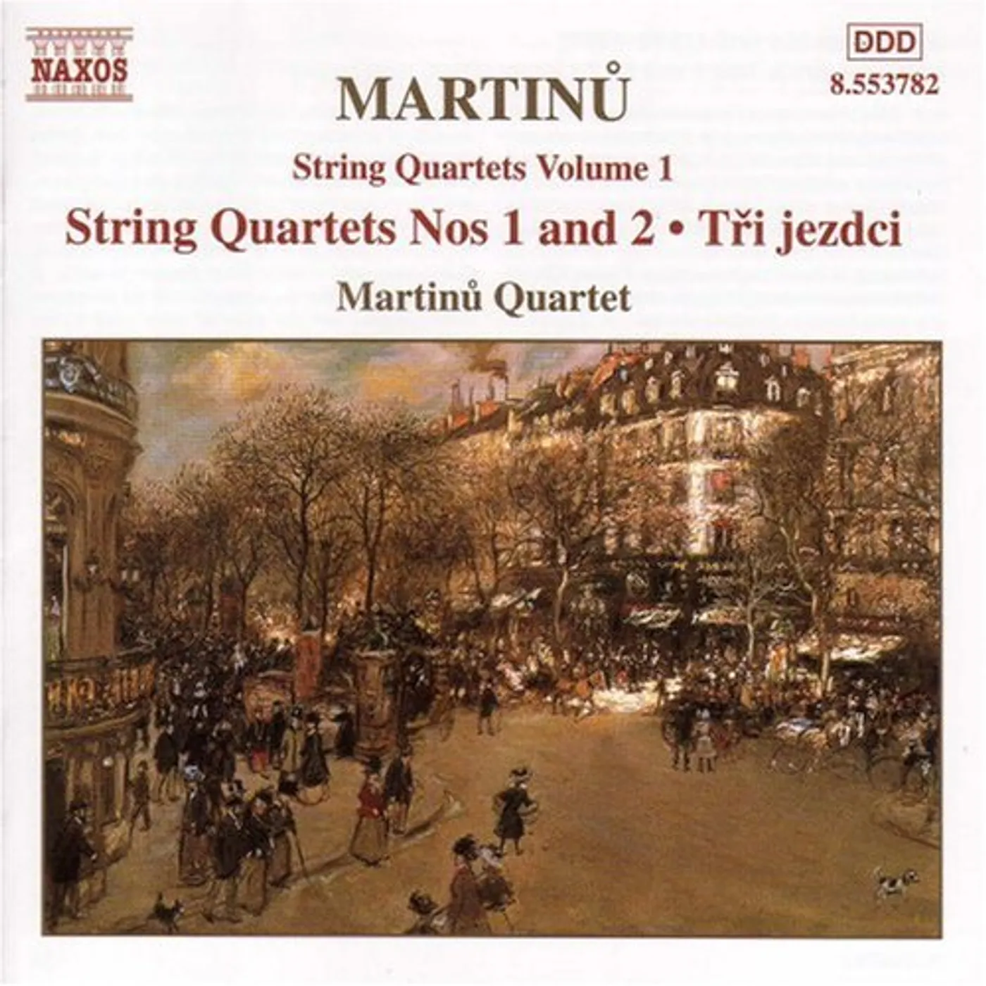 Martinu STRING QUARTETS 1 CD