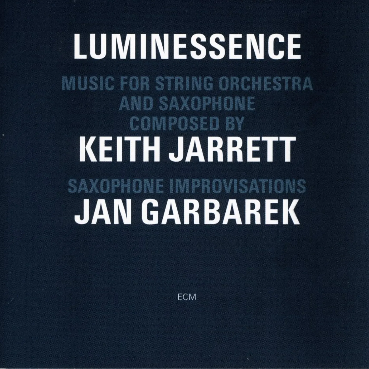 Keith Jarrett LUMINESSENCE CD