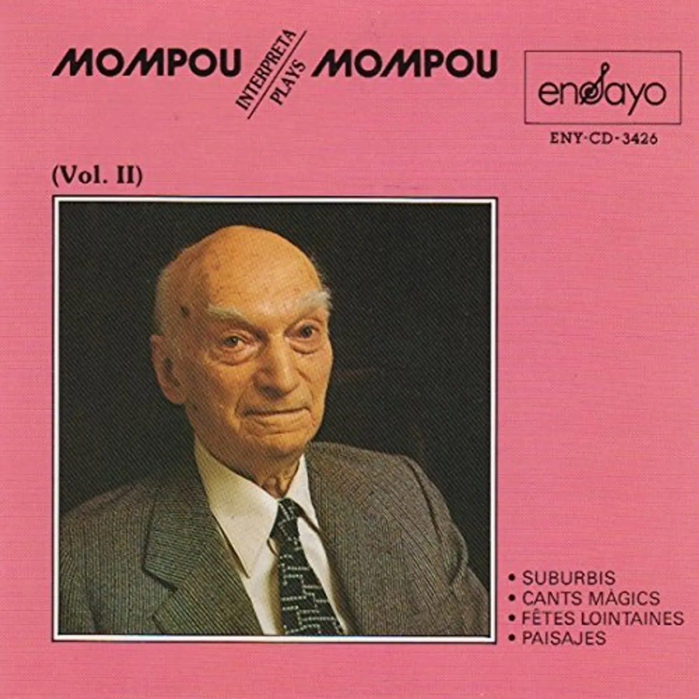 MOMPOU PLAYS MOMPOU 2 CD