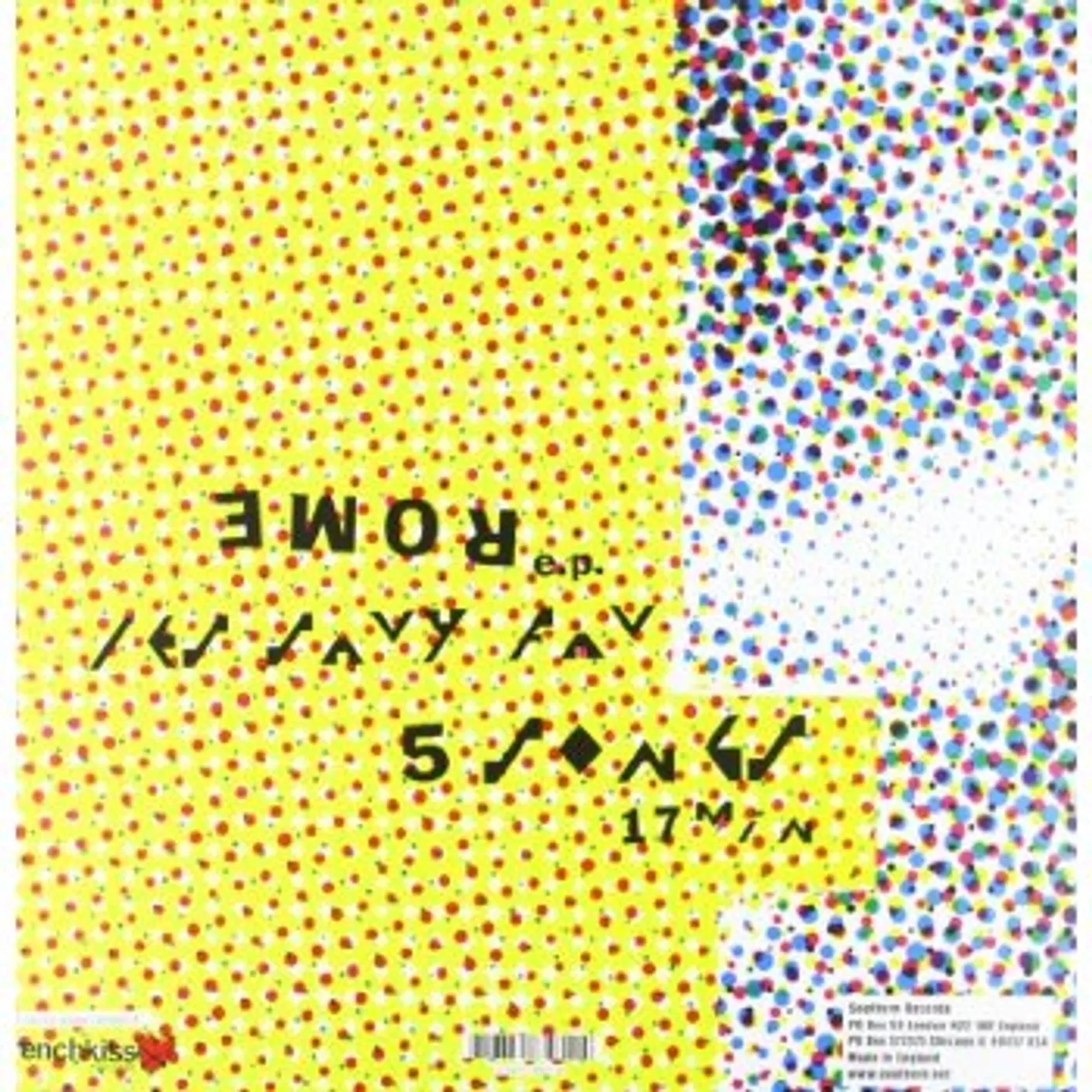 Les Savy Fav EMOR: ROME UPSIDE DOWN Vinyl Record