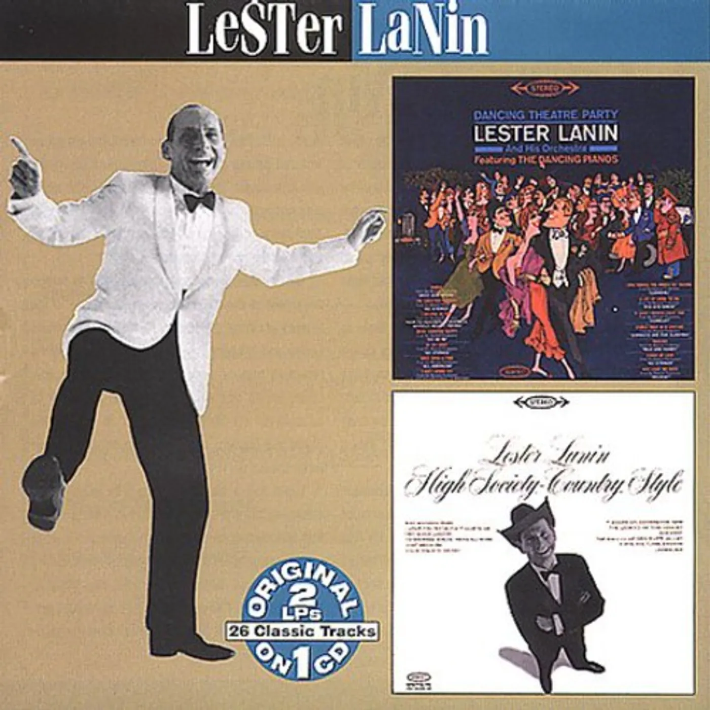 Lester Lanin DANCING THEATRE PARTY / HIGH SOCIETY COUNTRY STYLE CD