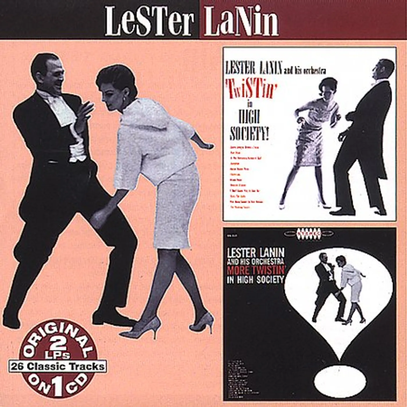 Lester Lanin TWISTIN' IN HIGH SOCIETY / MORE TWISTIN' IN HIGH CD
