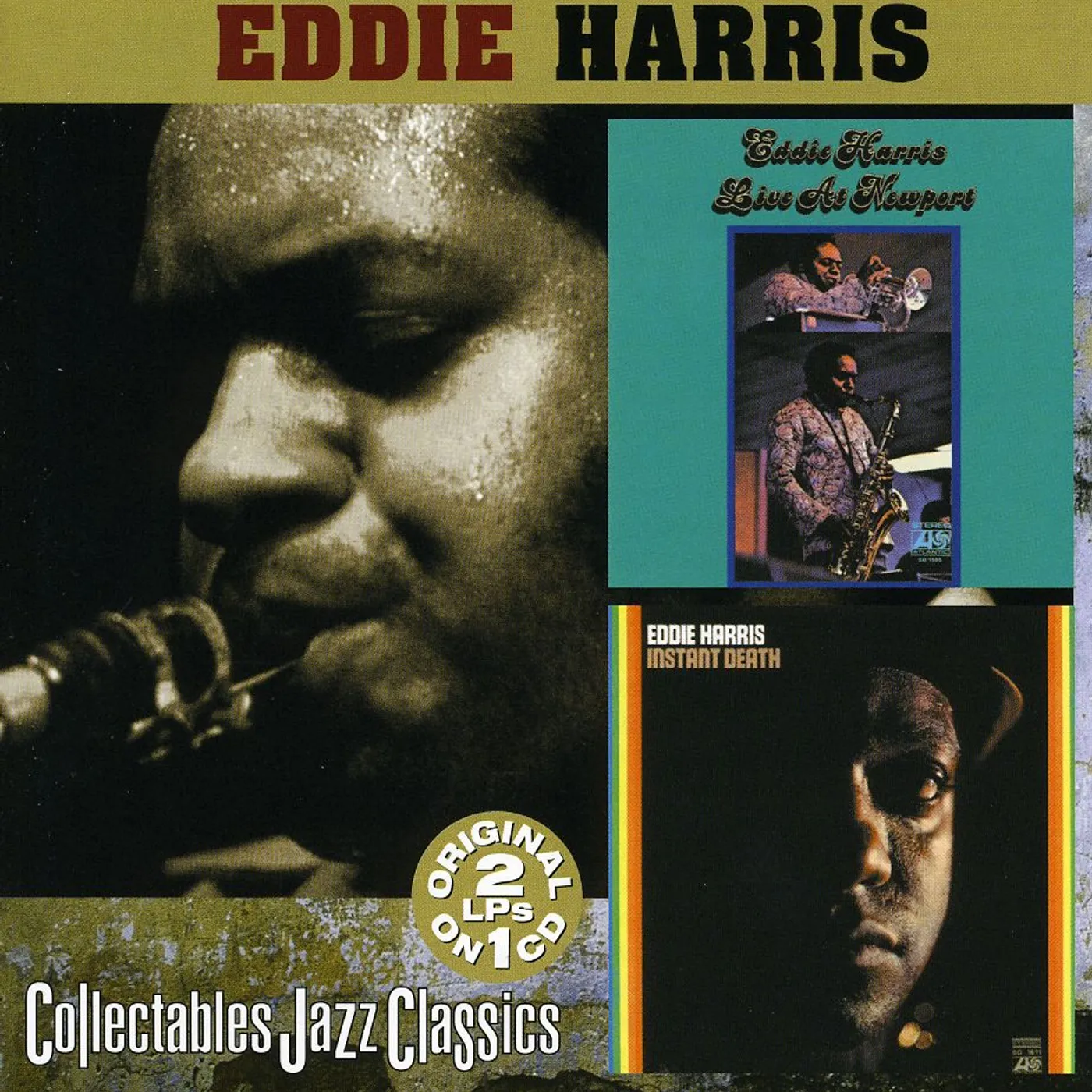 Eddie Harris LIVE AT NEWPORT / INSTANT DEATH CD