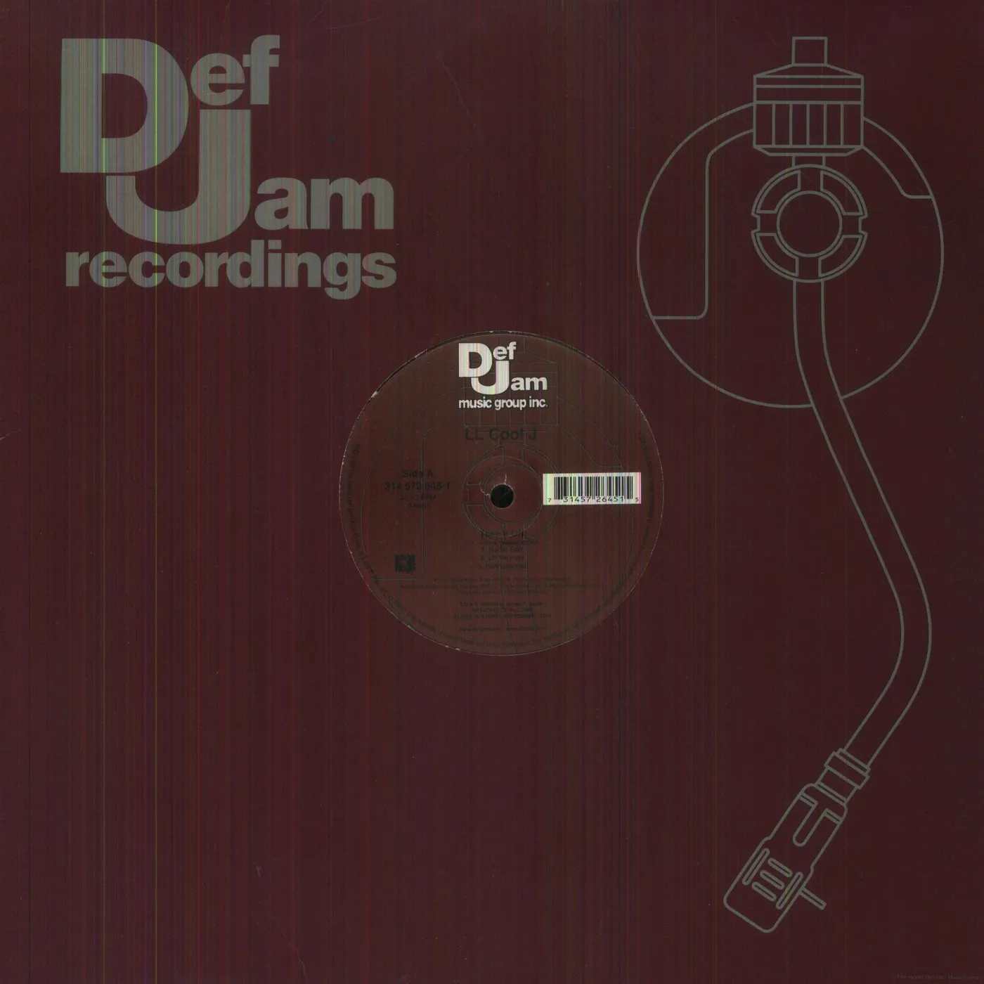 LL COOL J / JA RULE TAKE IT OFF (X3) / BACK WHERE I BELONG (X3) Vinyl Record