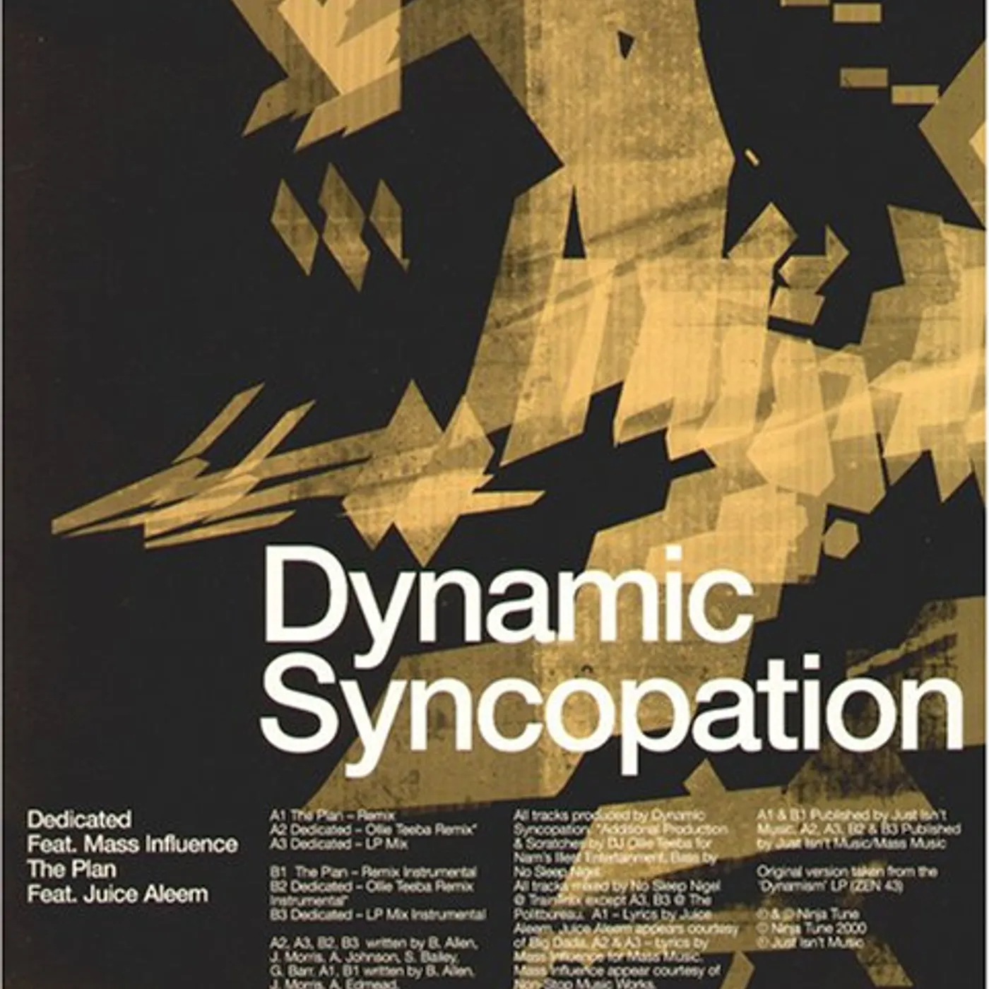 Dynamic Syncopation Dedicated Ft. Mass Influence Vinyl Record