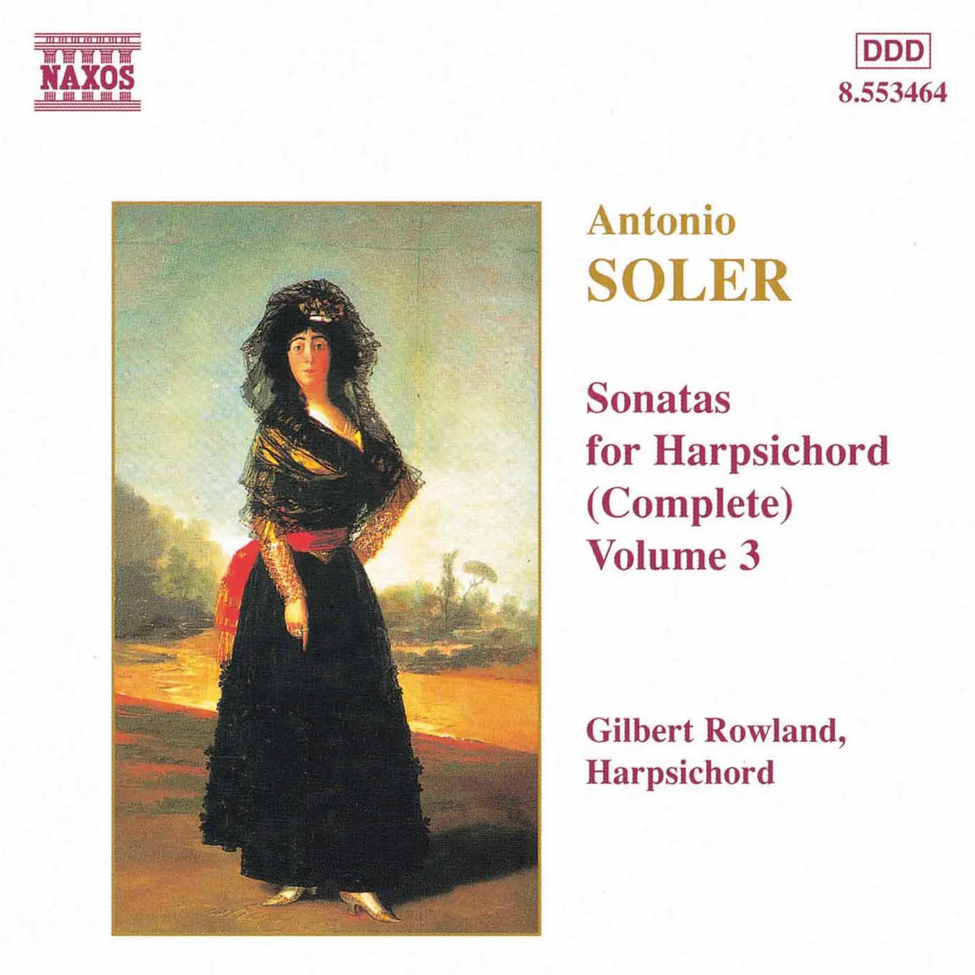 Soler SONATAS FOR HARPSICHORD 3 CD