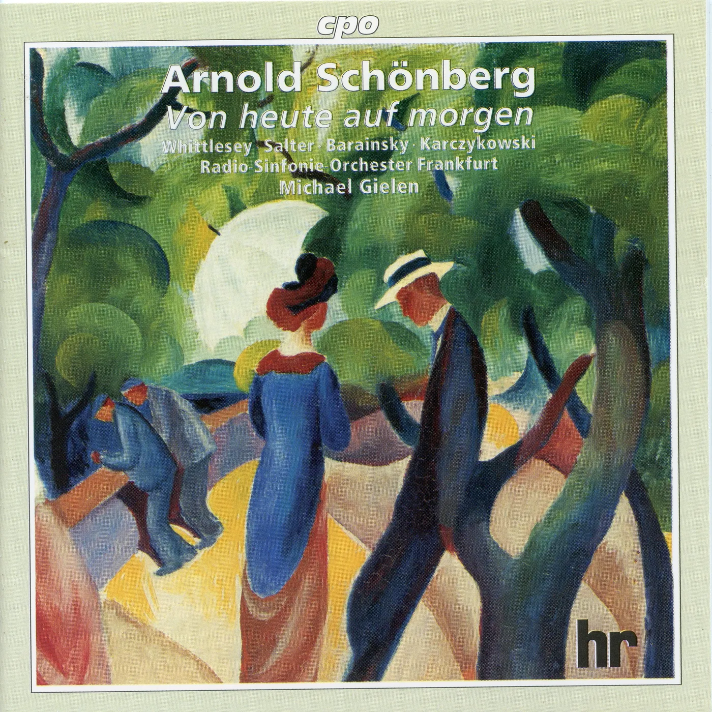 Schoenberg VON HEUTE AUF MORGEN CD