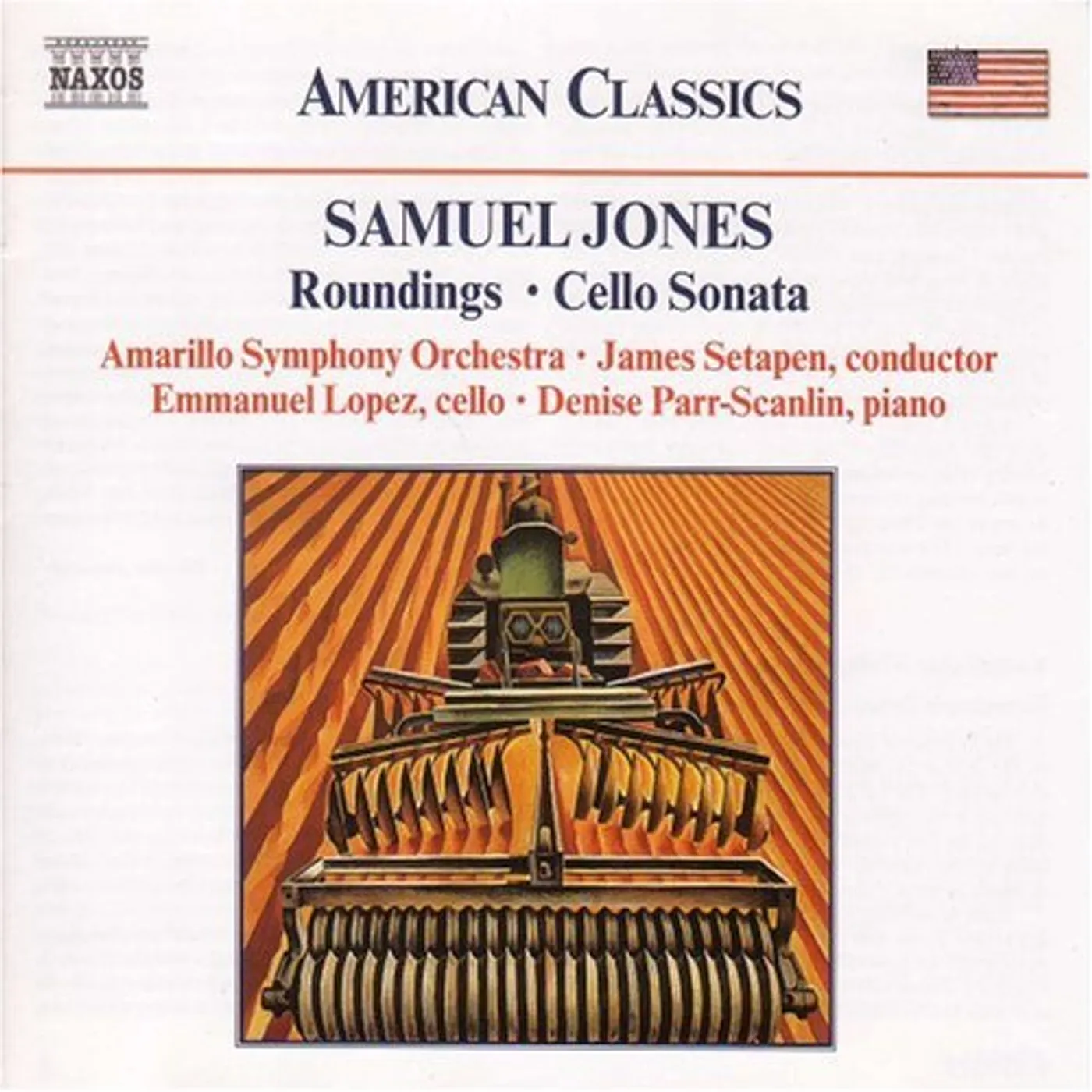 Samuel Jones ROUNDINGS/CELLO SONATA CD