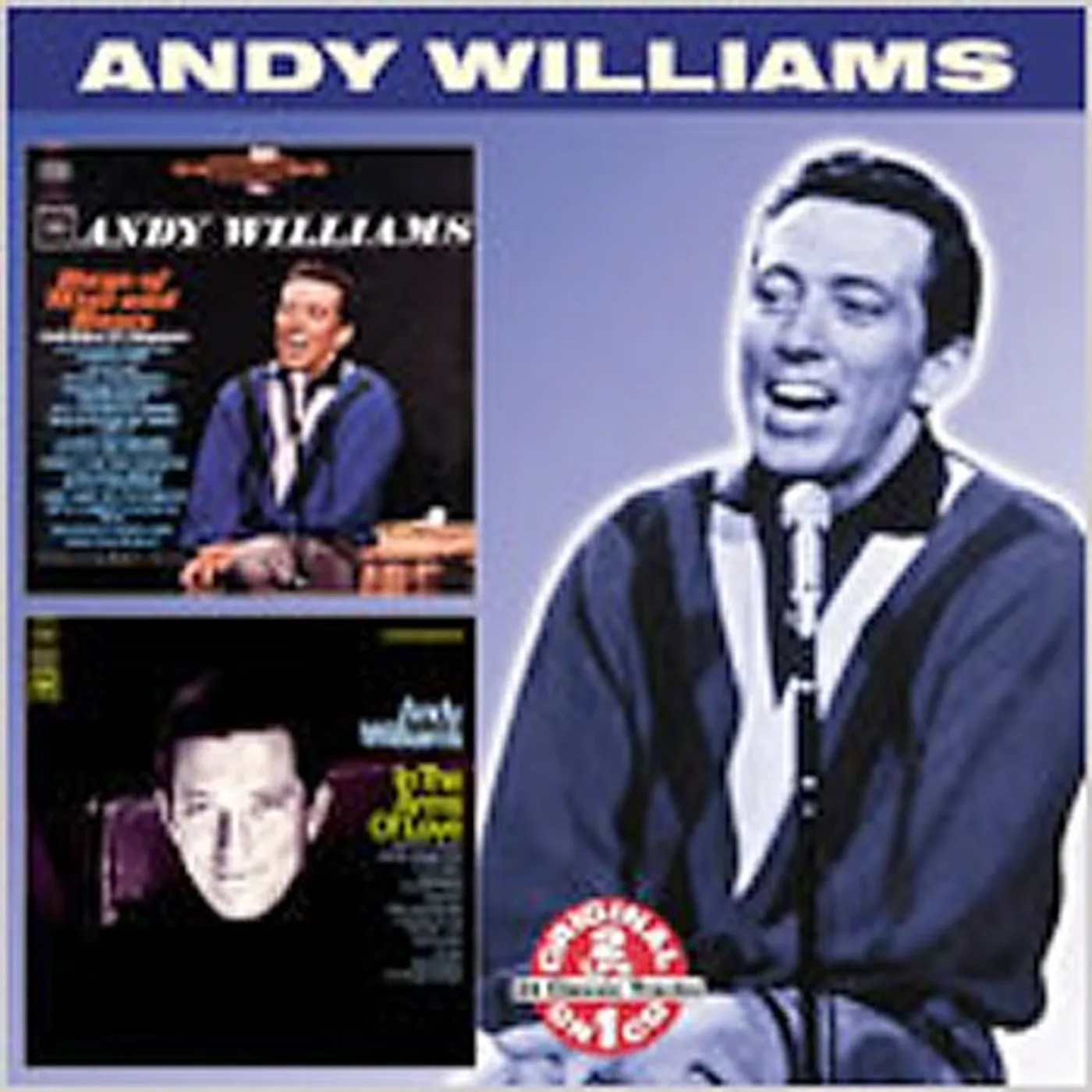 Andy Williams DAYS OF WINE & ROSES / IN THE ARMS OF LOVE CD