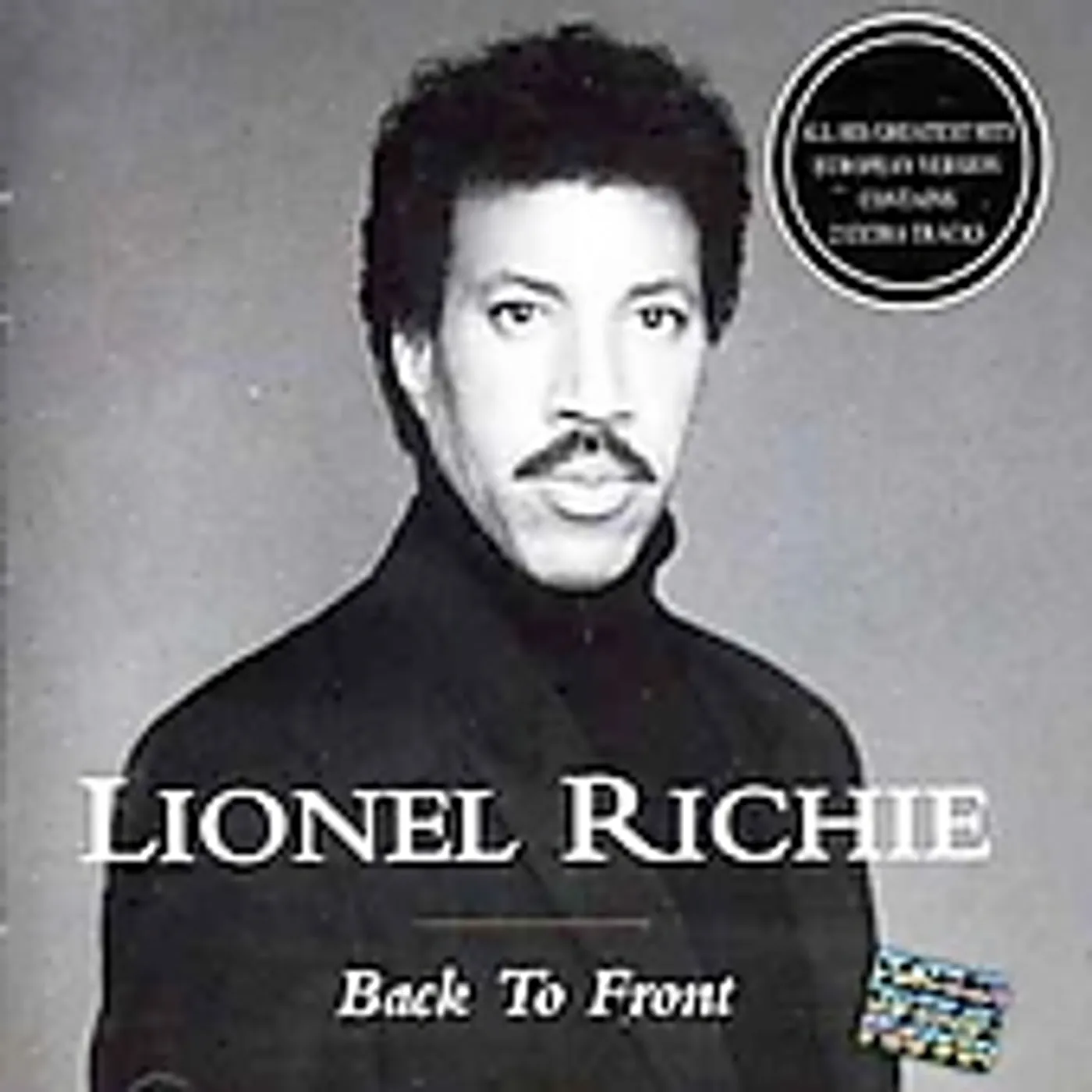 Lionel Richie BACK TO FRONT CD