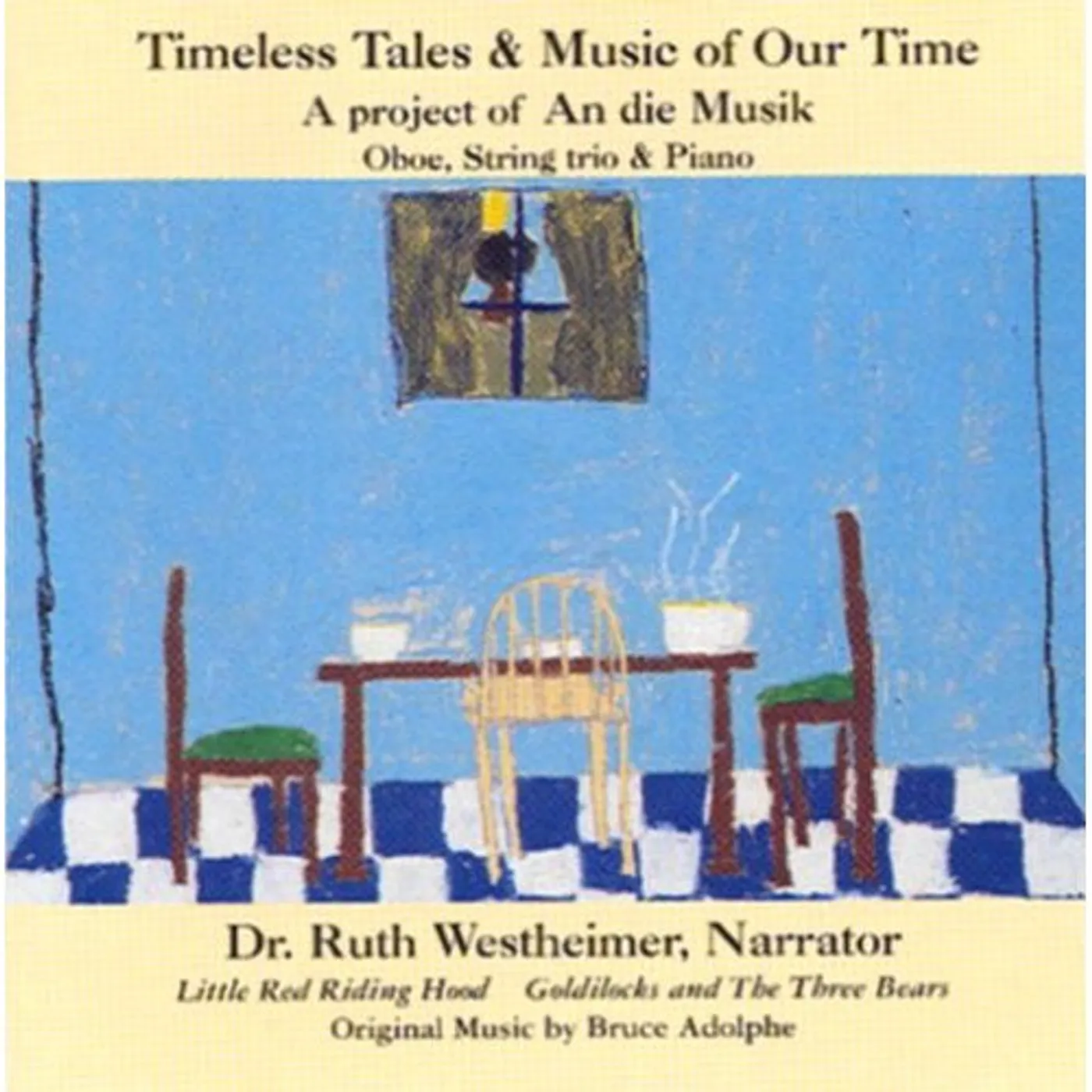 Bruce Adolphe DR RUTH PROJECT OF AN DIE MUSIK CD