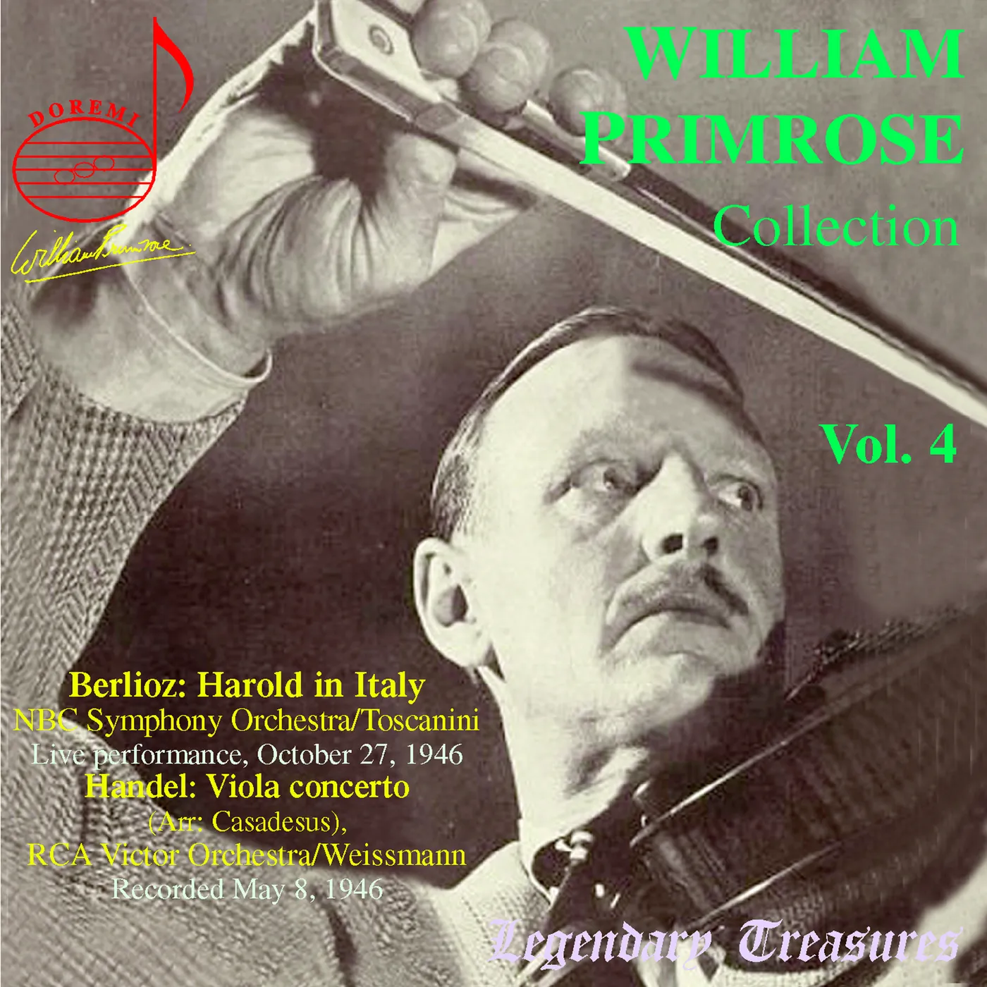 William Primrose COLLECTION 4 CD