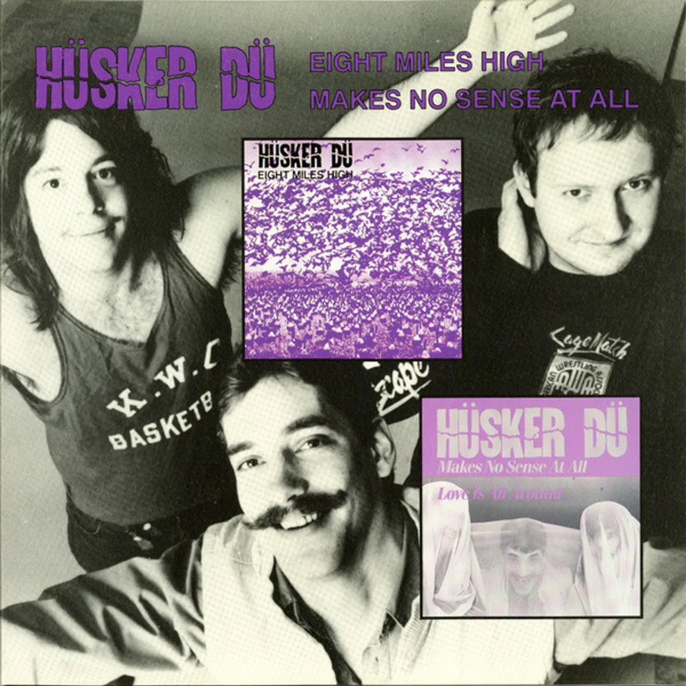 Hüsker Dü 8 MILES HIGH / MAKES NO SENSE AT ALL Vinyl Record