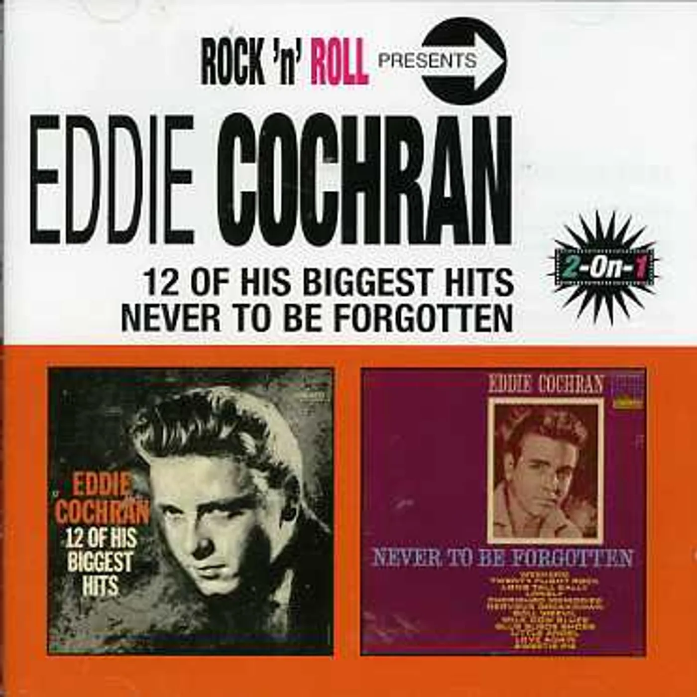Eddie Cochran 12 BIGGEST HITS / NEVER TO BE CD