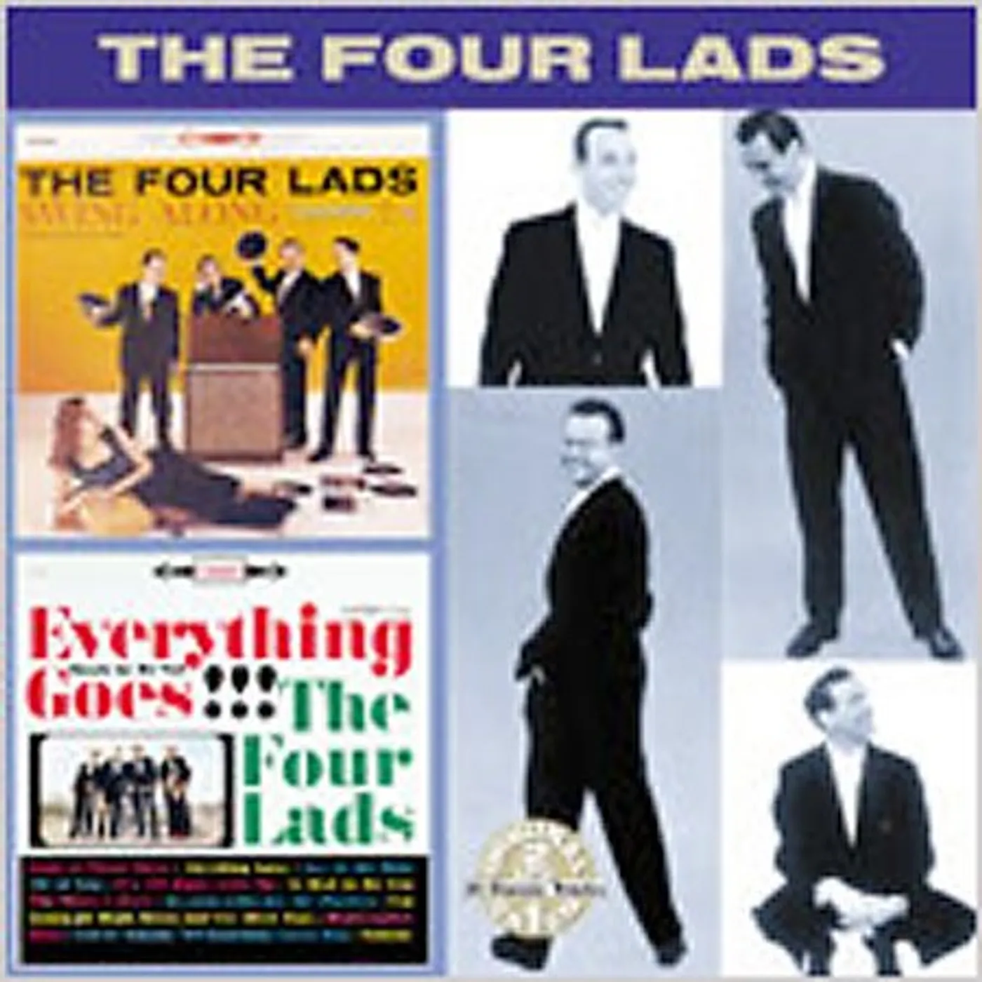 The Four Lads SWING ALONG / EVERYTHING GOES CD