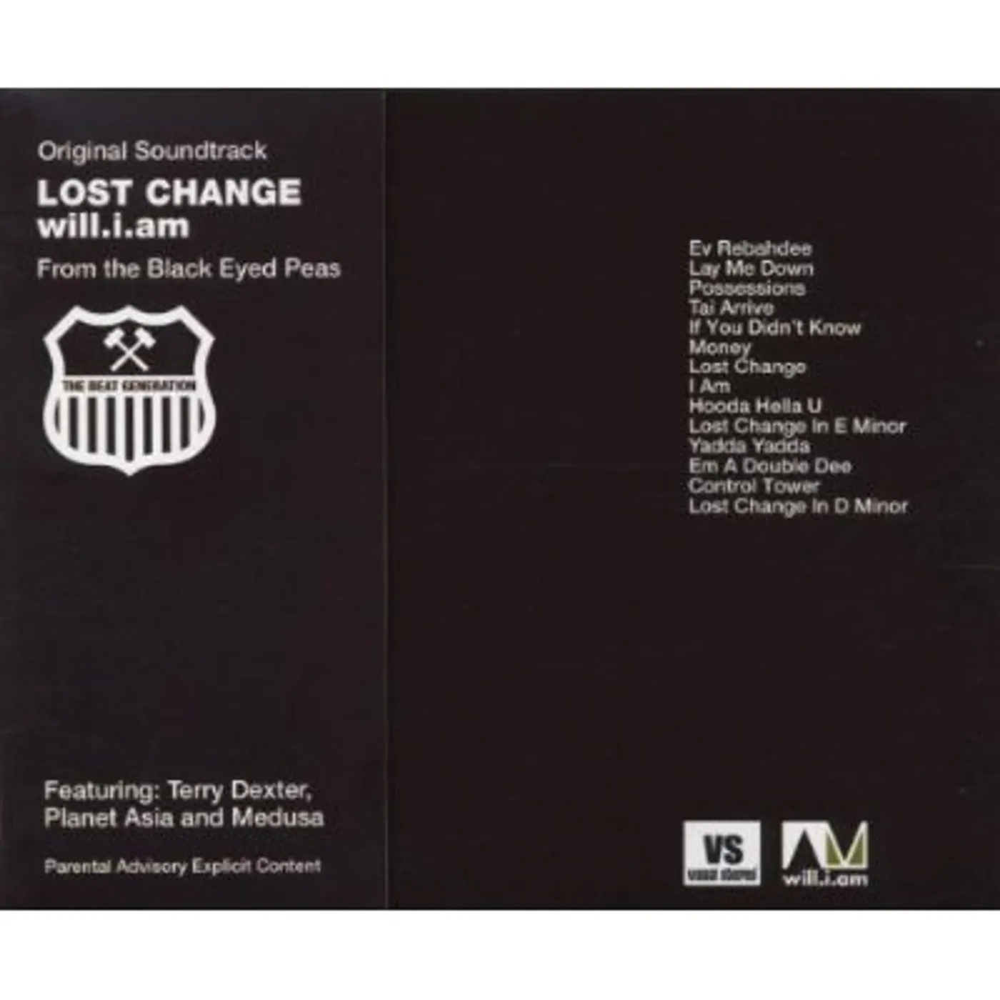 will.i.am LOST CHANGE CD