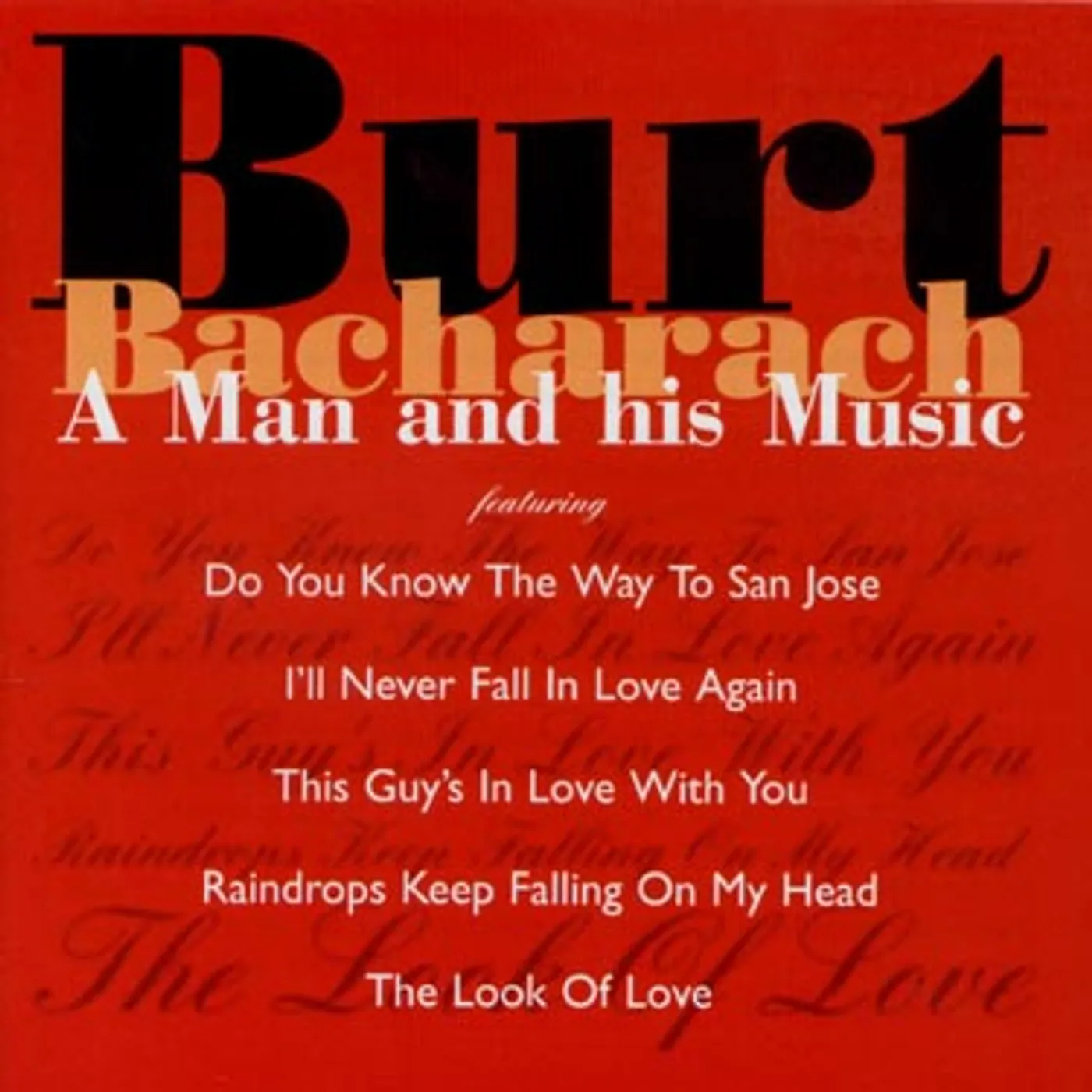 Burt Bacharach MAN & HIS MUSIC CD