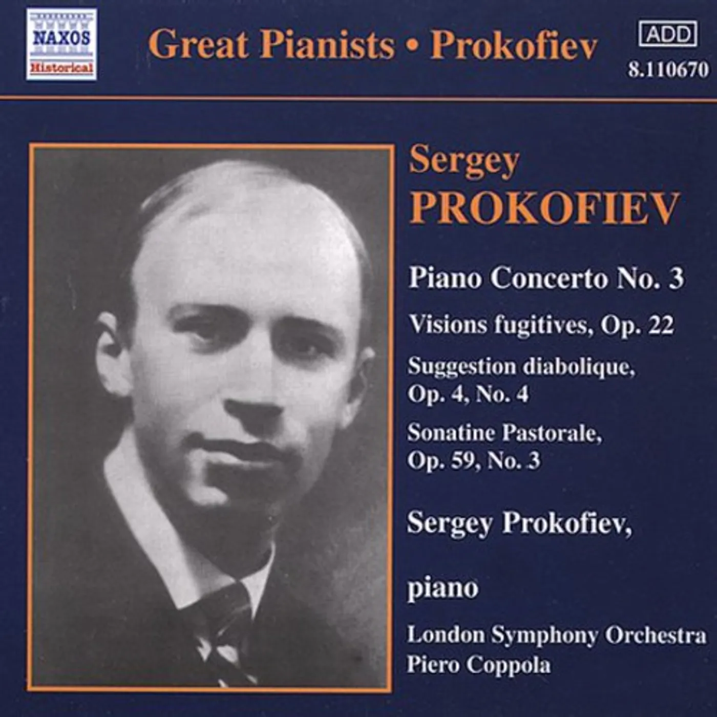 PROKOFIEV PLAYS PROKOFIEV CD