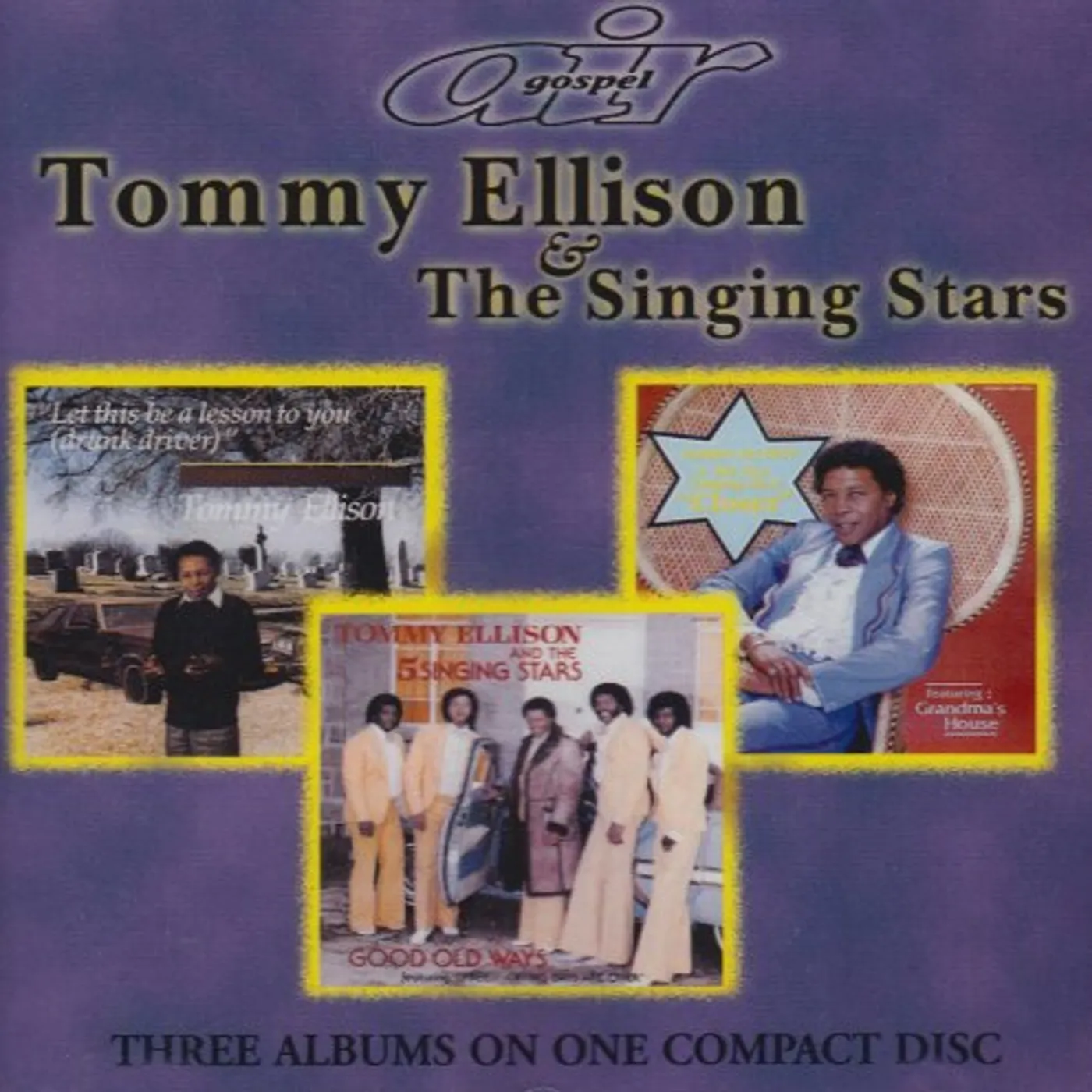 Tommy Ellison 3 ALBUMS ON 1 CD CD