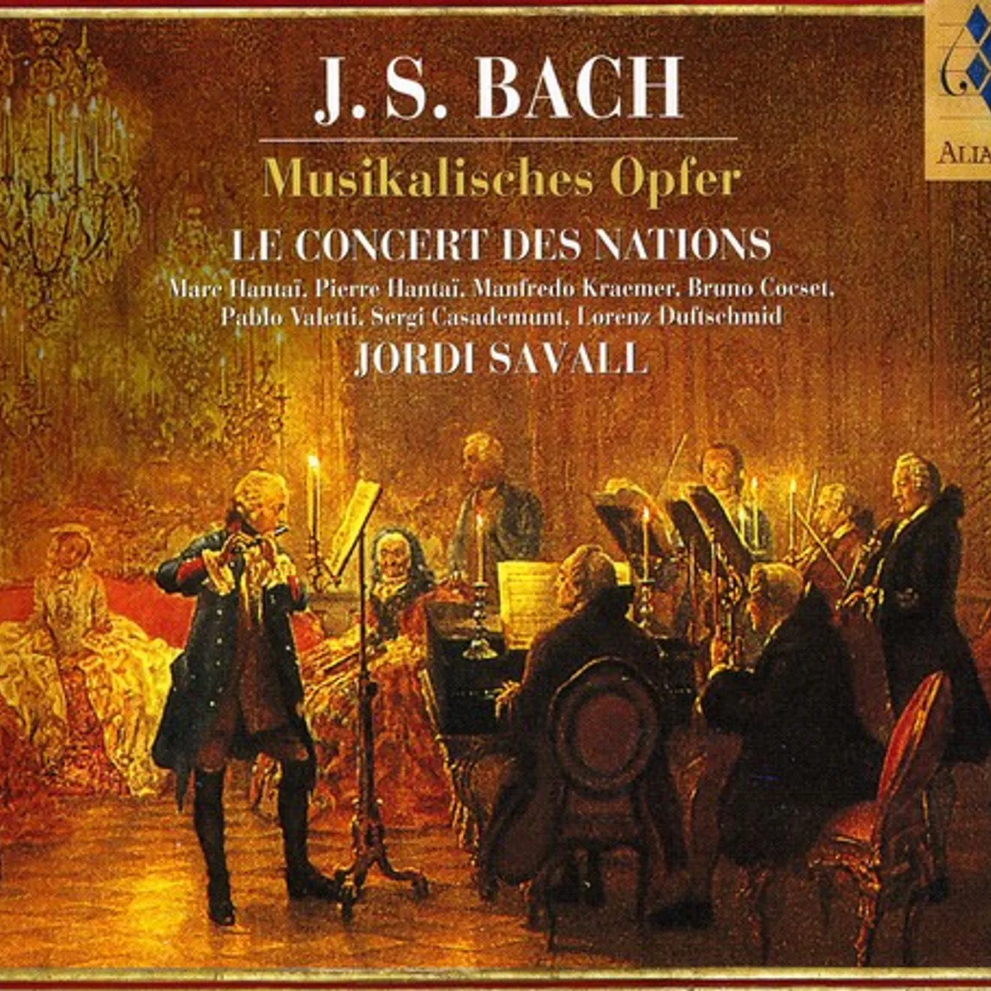 Jordi Savall BACH J.S.: MUSICAL OFFERING CD